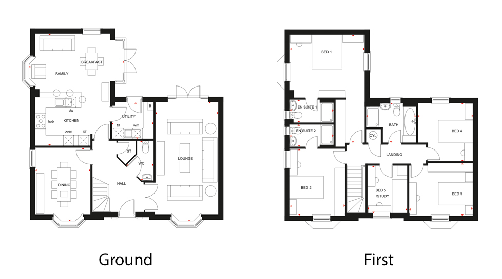 The Henley A Five Bedroom Home David Wilson Homes