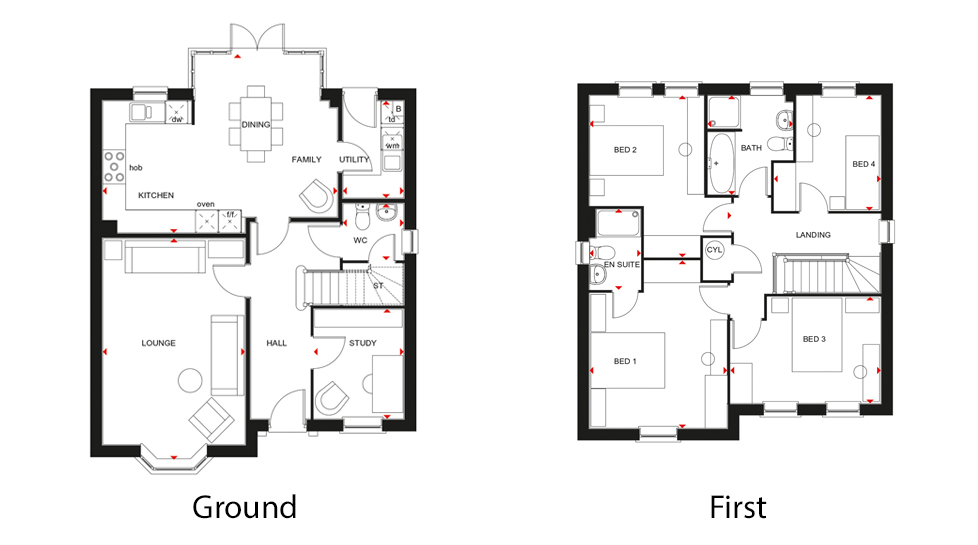 The Holden A 4 Bedroom Home David Wilson Homes