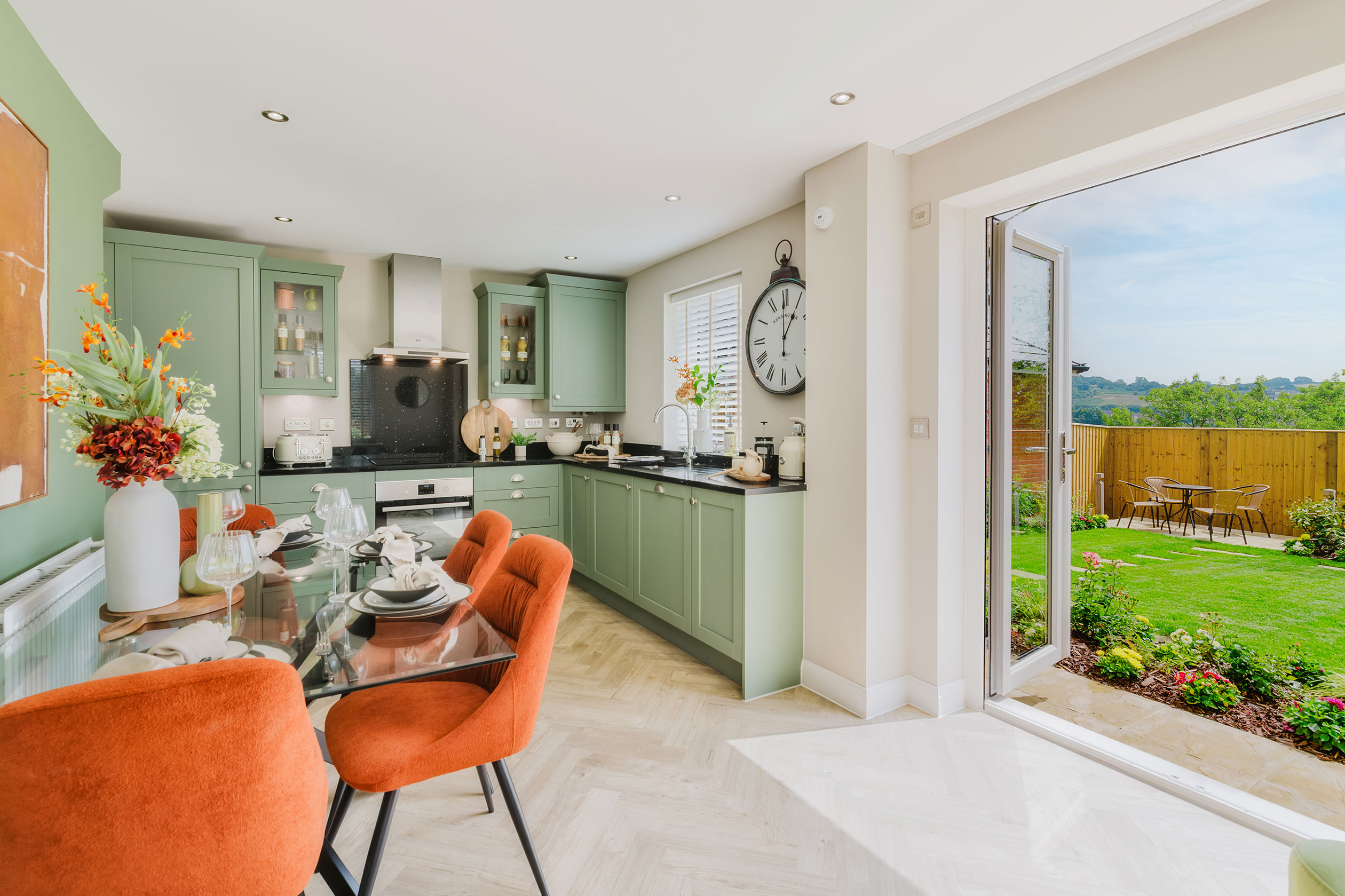 French doors in the Hadley 3 bedroom home