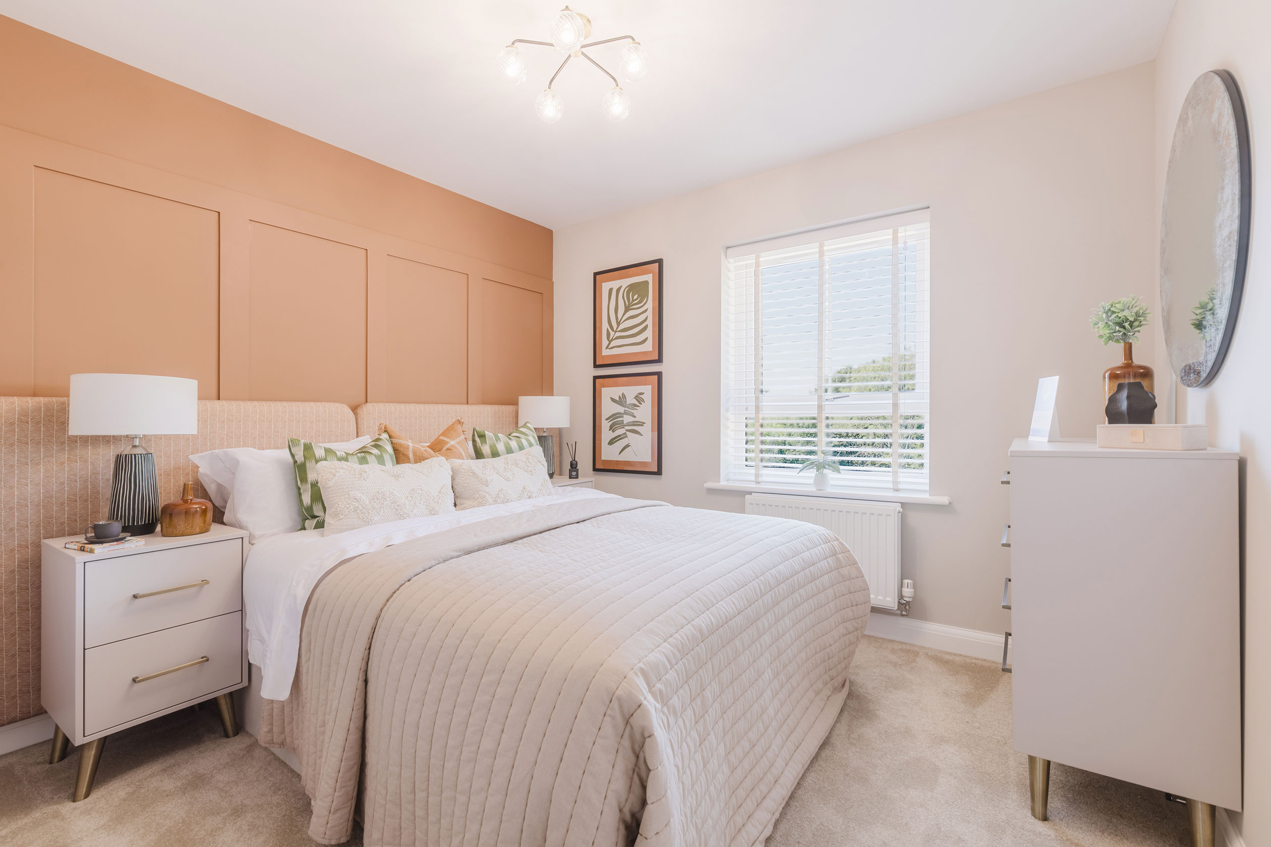 Further double bedroom in the Hadley 3 bedroom home