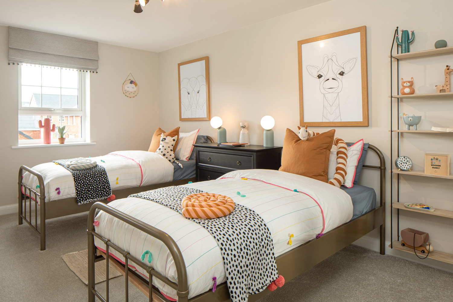 Twin bedroom of the Bayswater 4 bedroom home