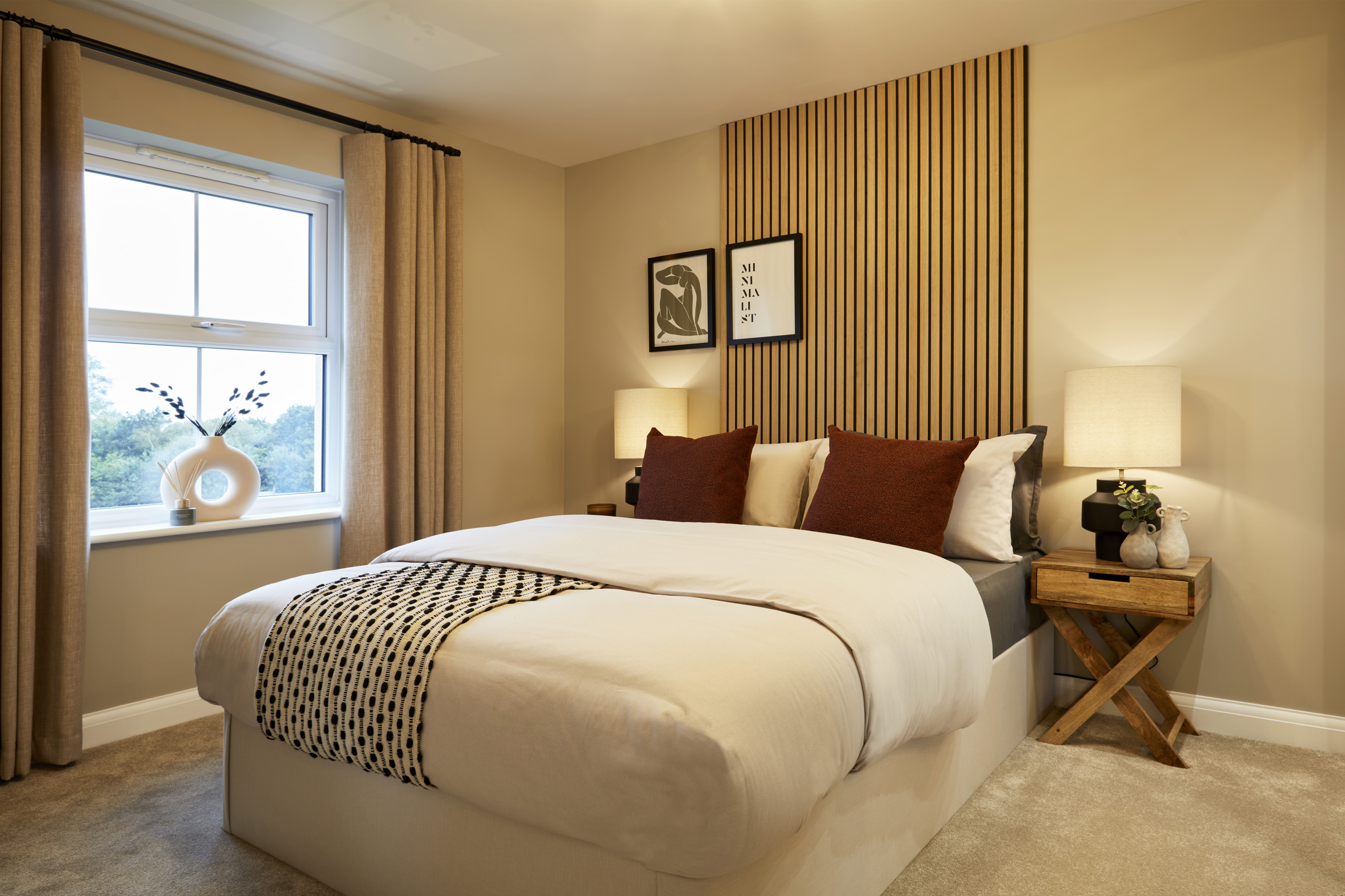 Further double bedroom in the Ingleby 4 bedroom home