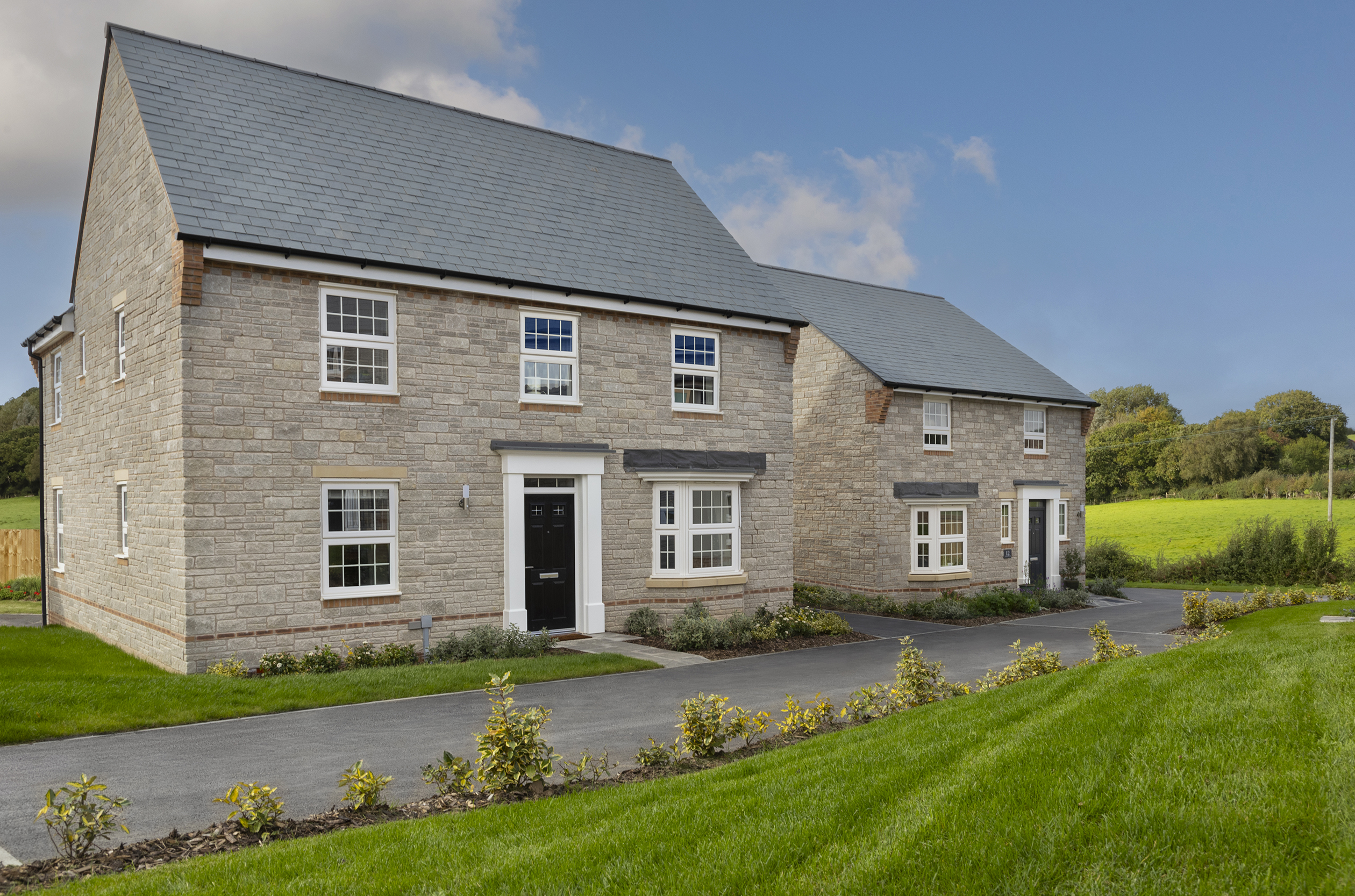 External street scene at Hampton Mill, Okehampton