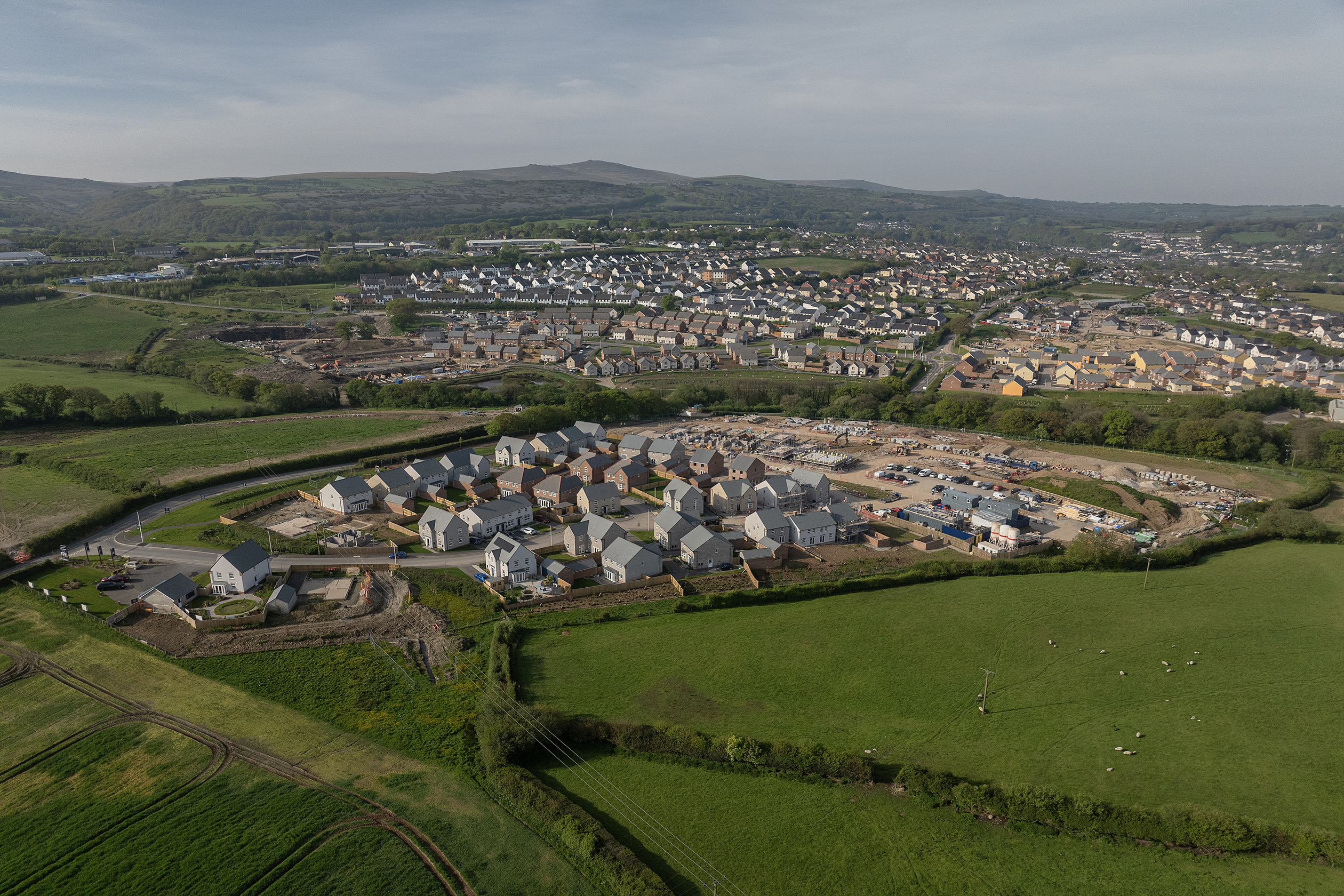Drone image of Hampton Mill, Okehampton