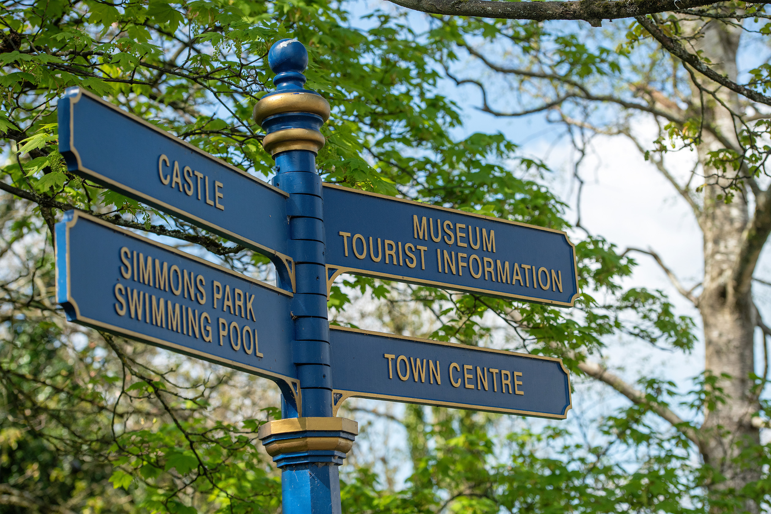 Image of Okehampton signpost