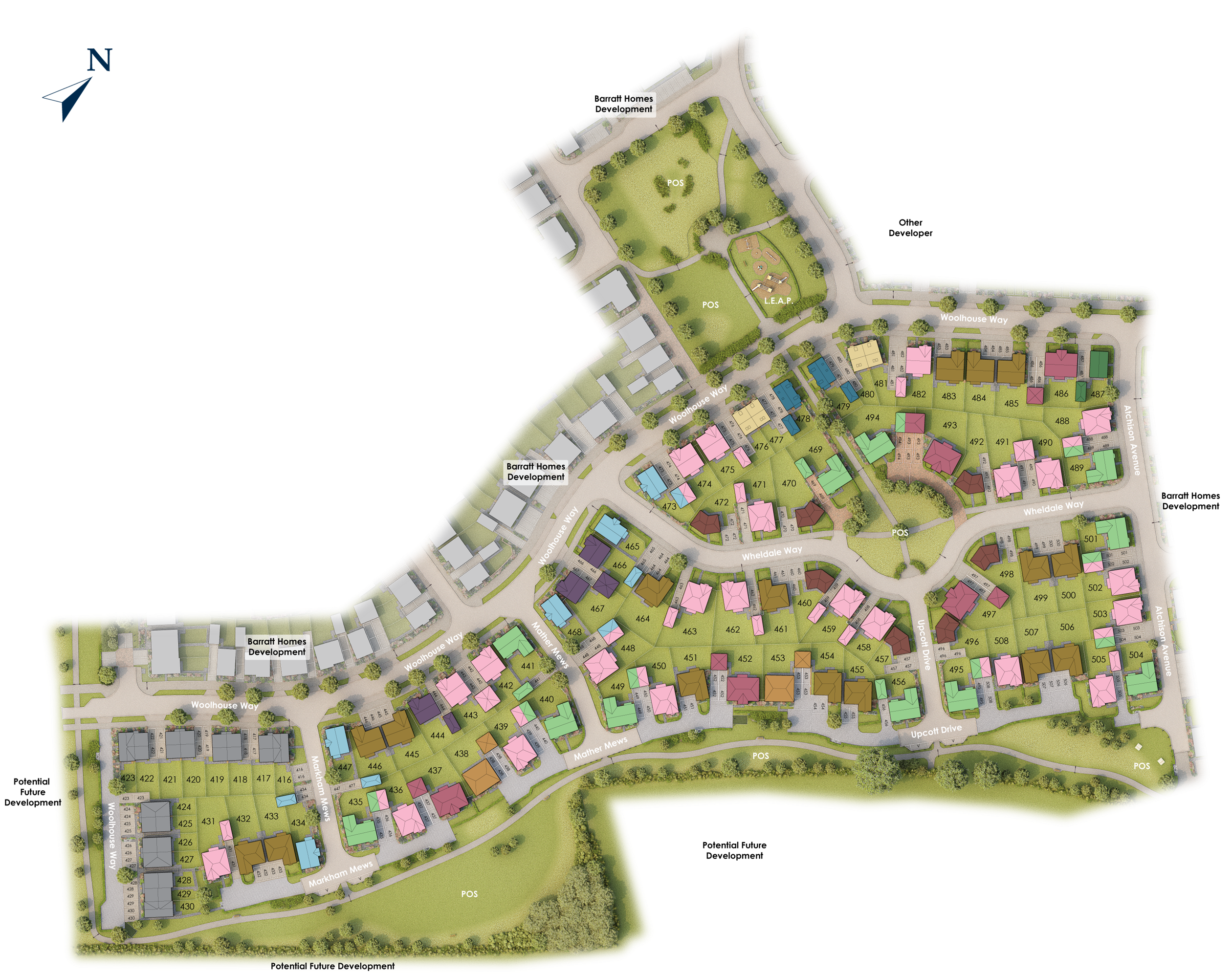 Cringleford Heights site plan
