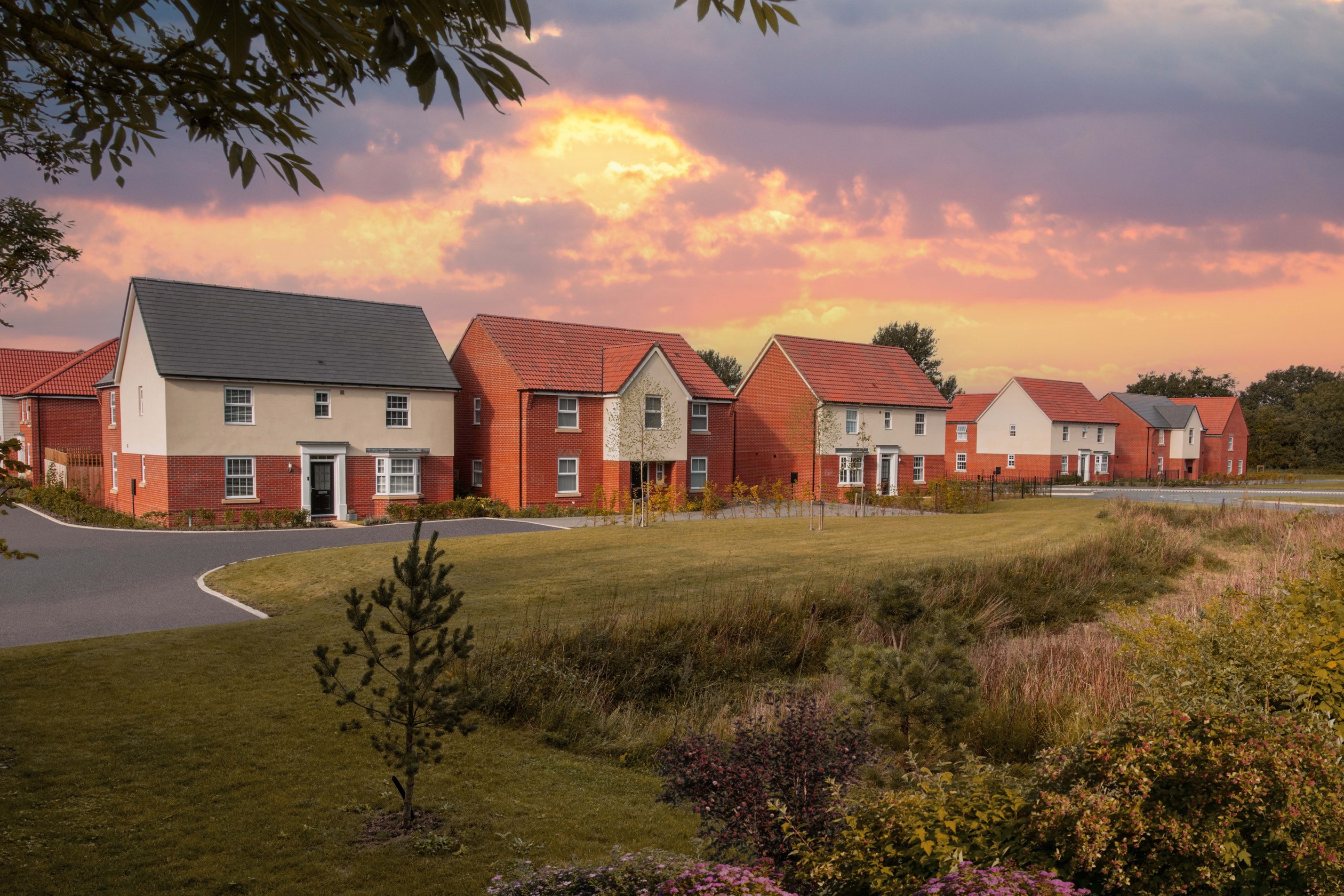Cringleford Heights street scene