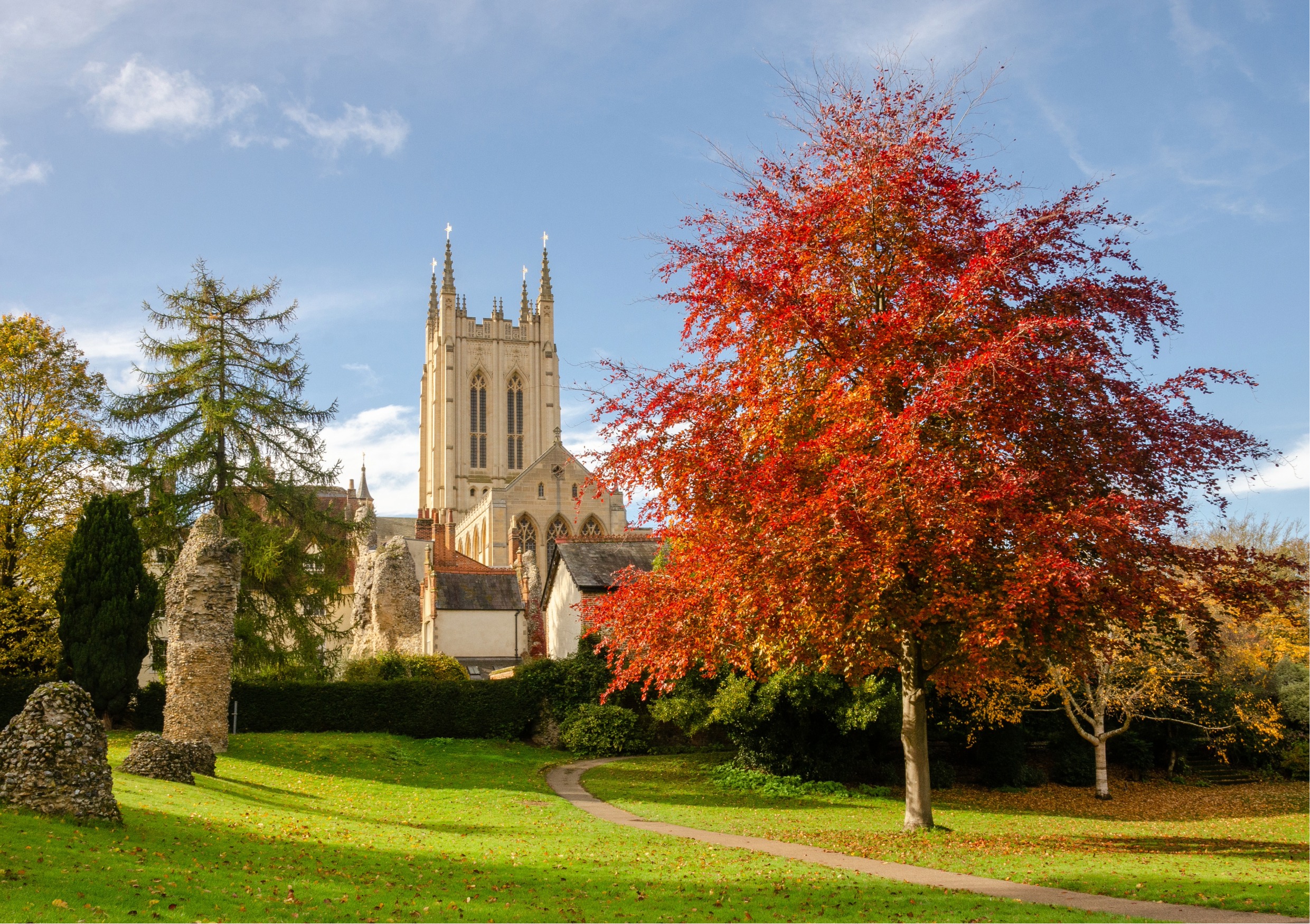 Bury St Edmunds in Autumn