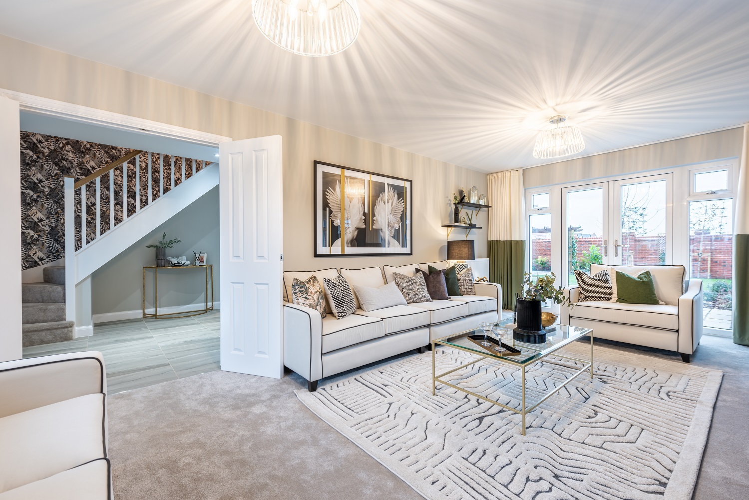 Alconbury Weald Moreton Show Home living room