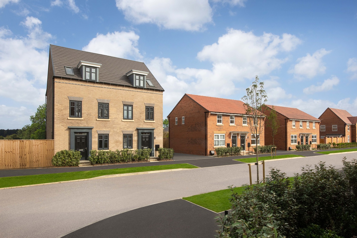 Greenwood, Archford street scene The Willows