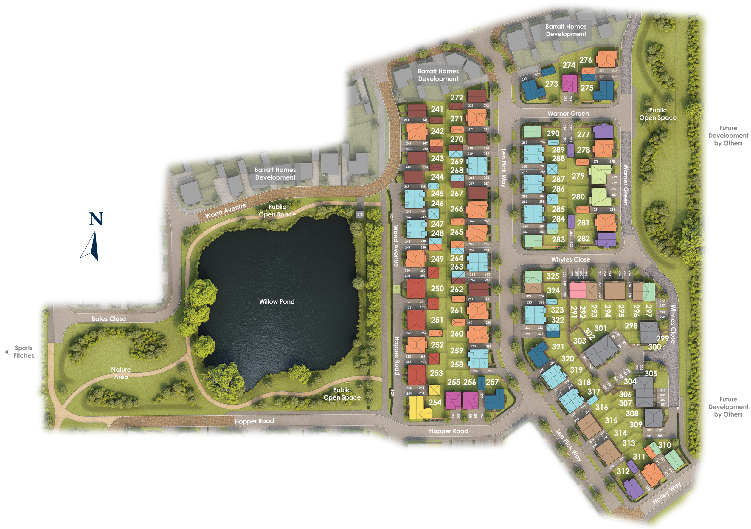 The Willows site plan
