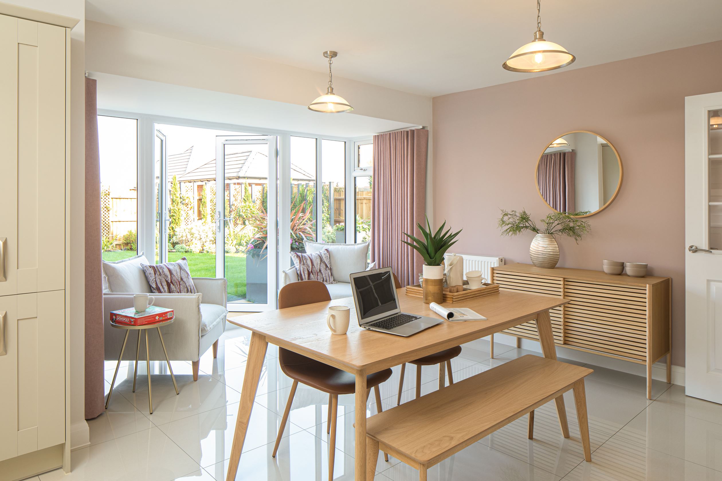 The Winstone Plot 3 open- plan kitchen