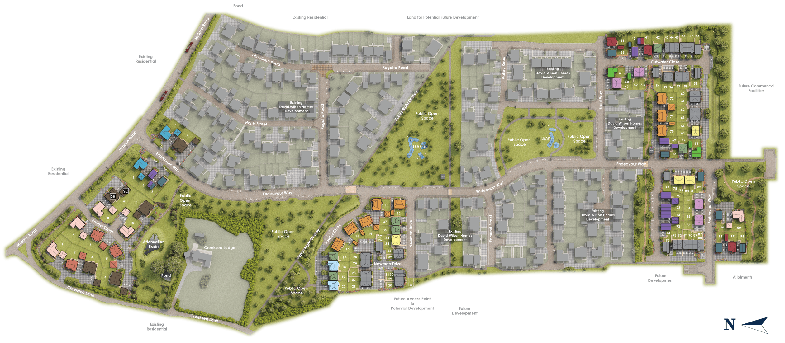 Corinthian Place site plan