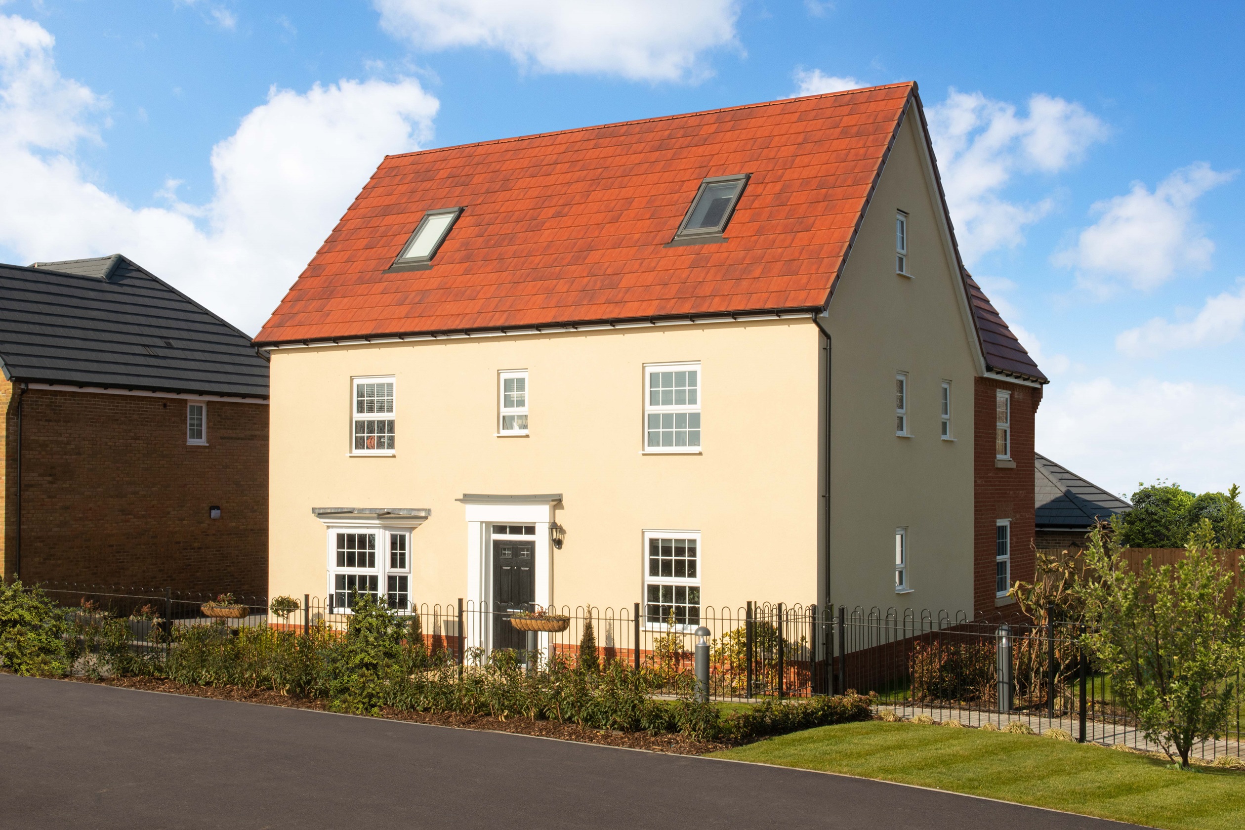 DWH_EC_Great_Dunmow_Grange_External_Street_Scene_Moreton
