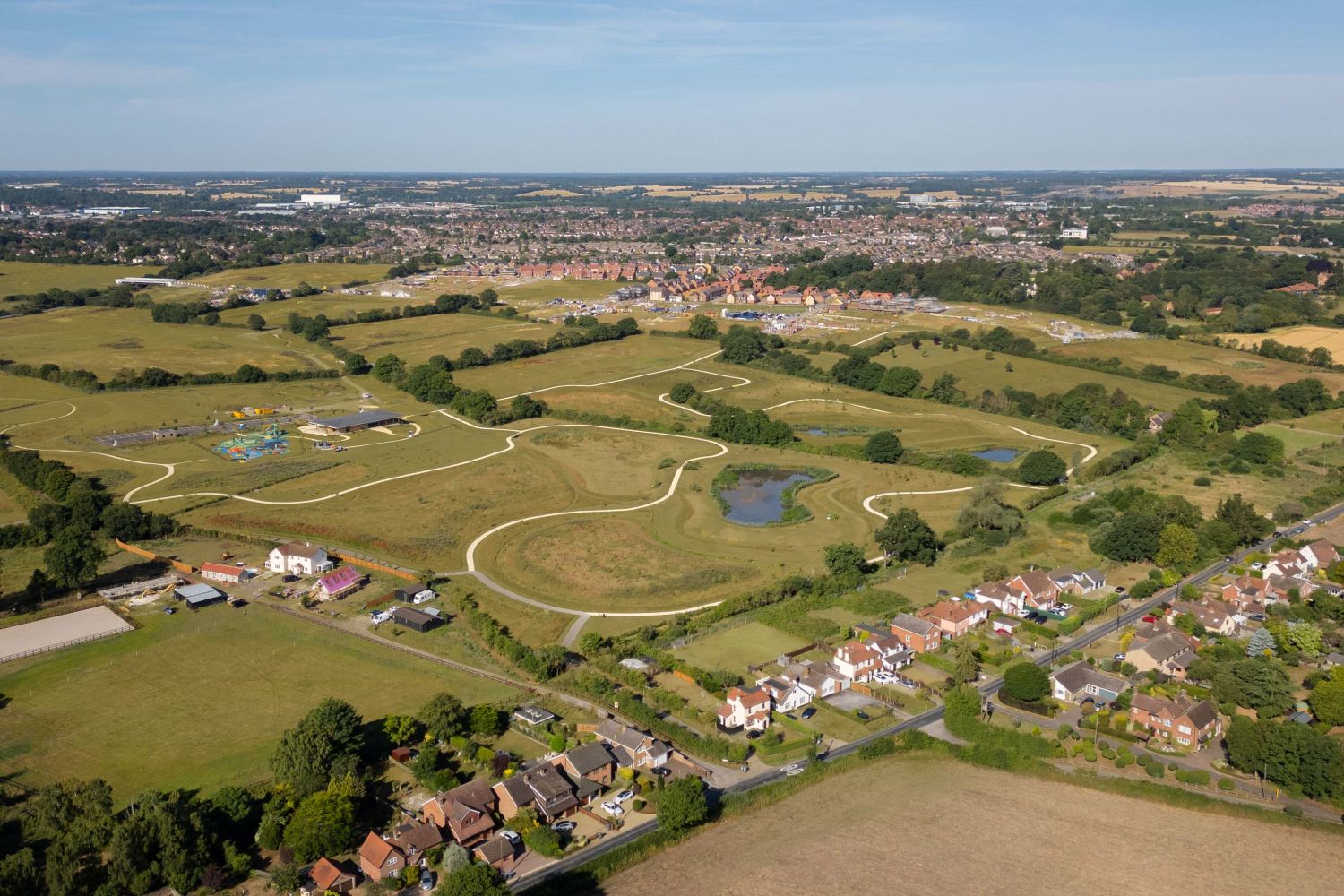 DRONE OVERVIEW OF HENLEY GATE