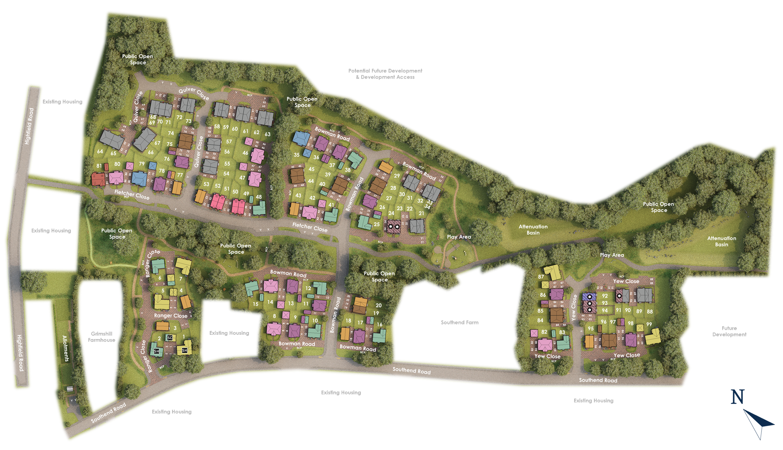 Oak View site plan