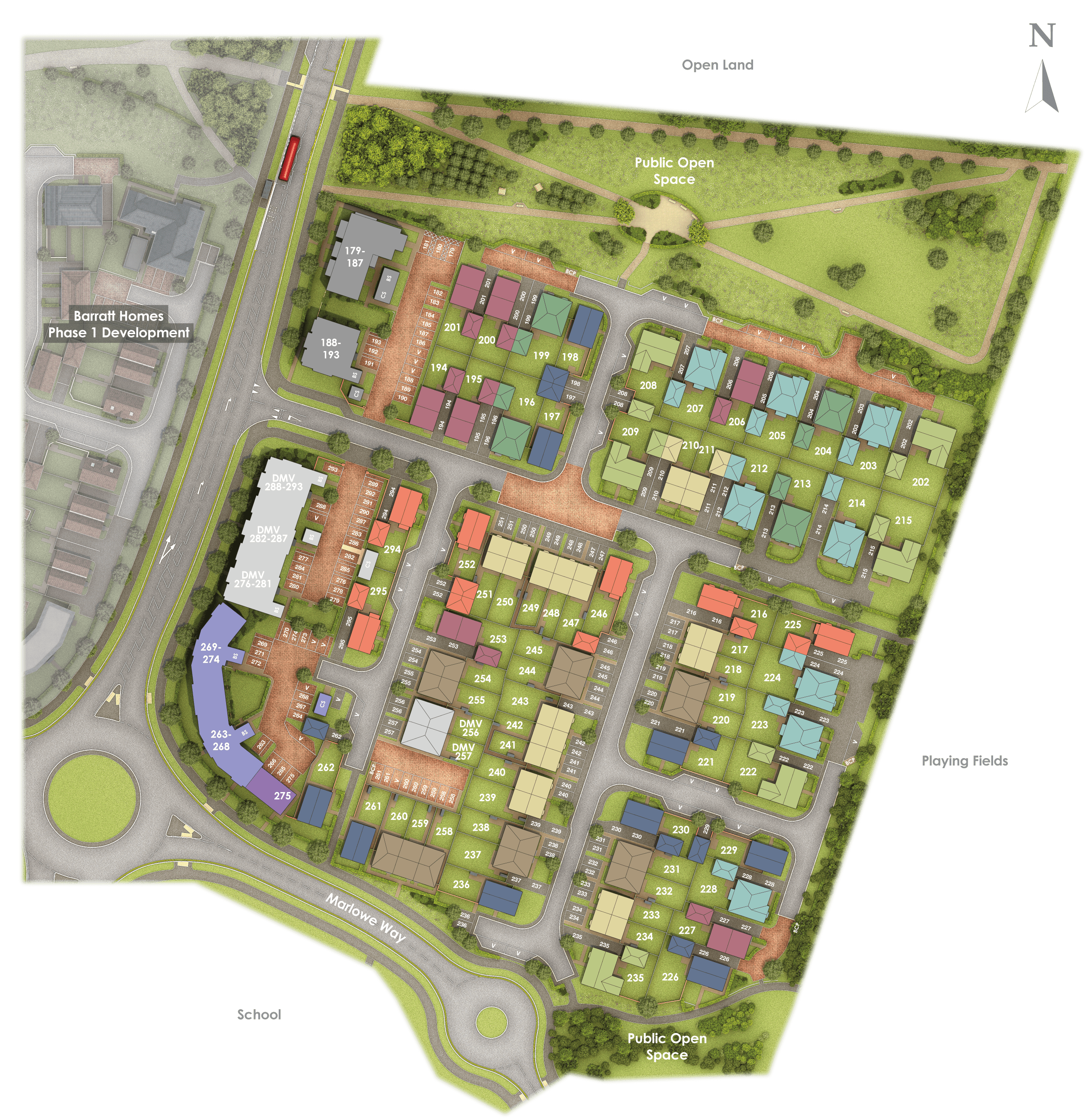 Spitfire Green site plan