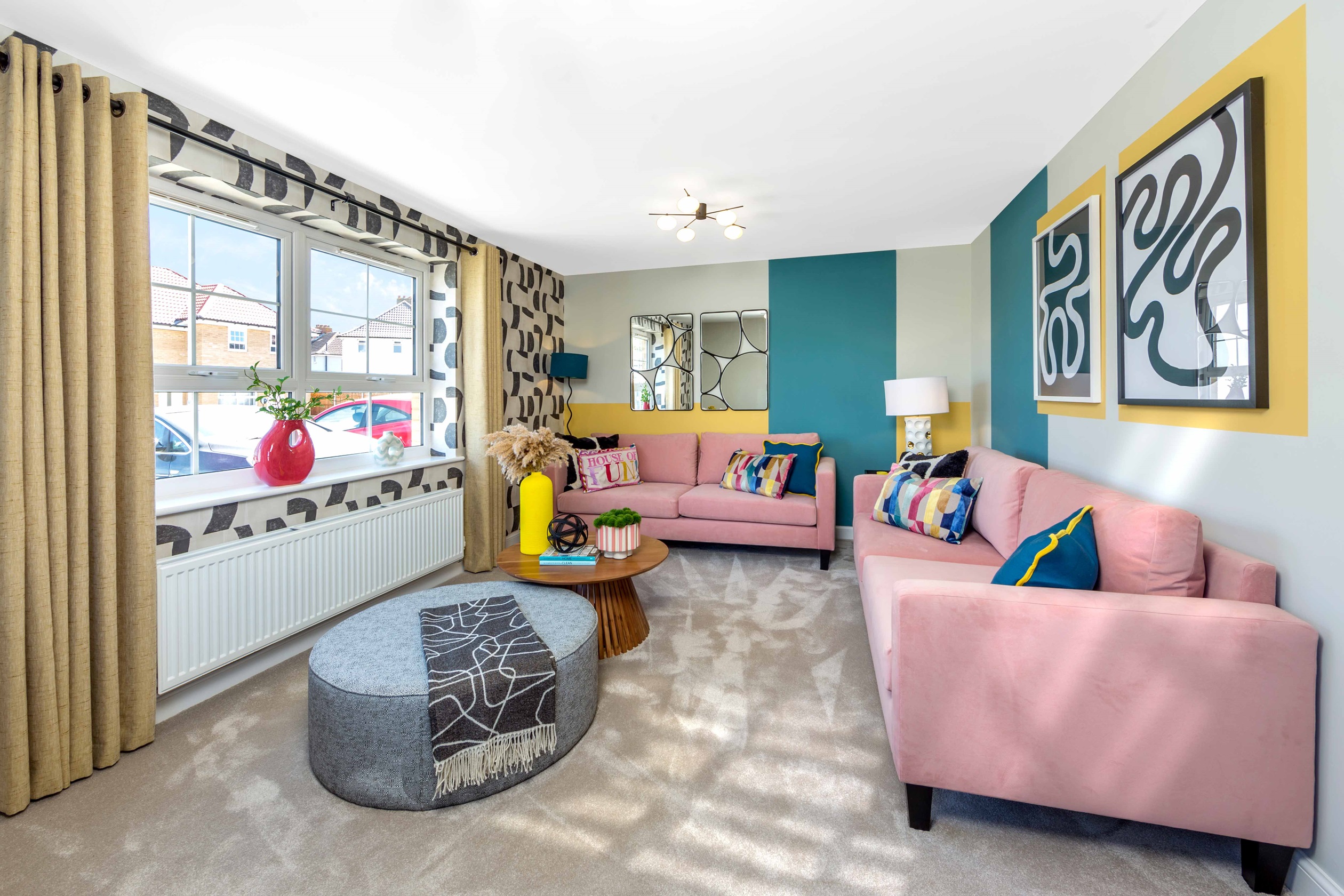 Moresby Show Home lounge