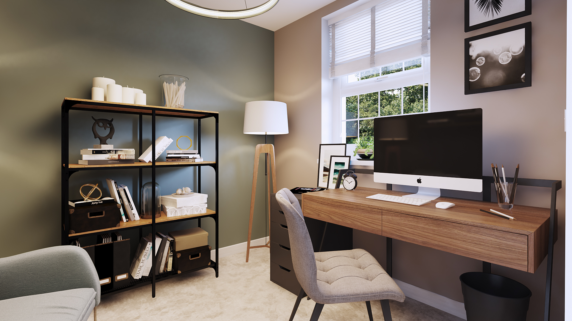 Bracebridge interior of home office space