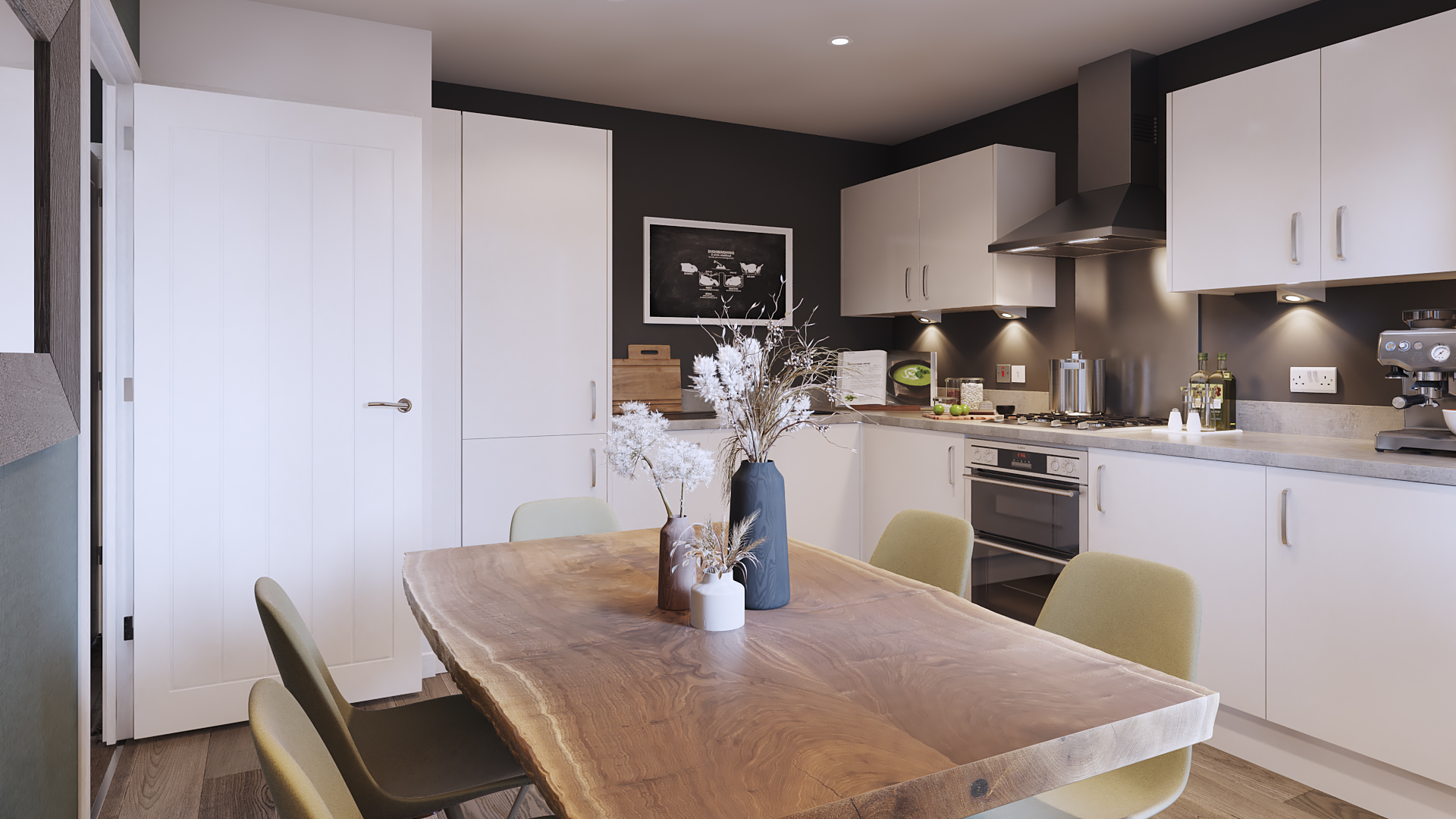 Bracebridge older families kitchen/breakfast area