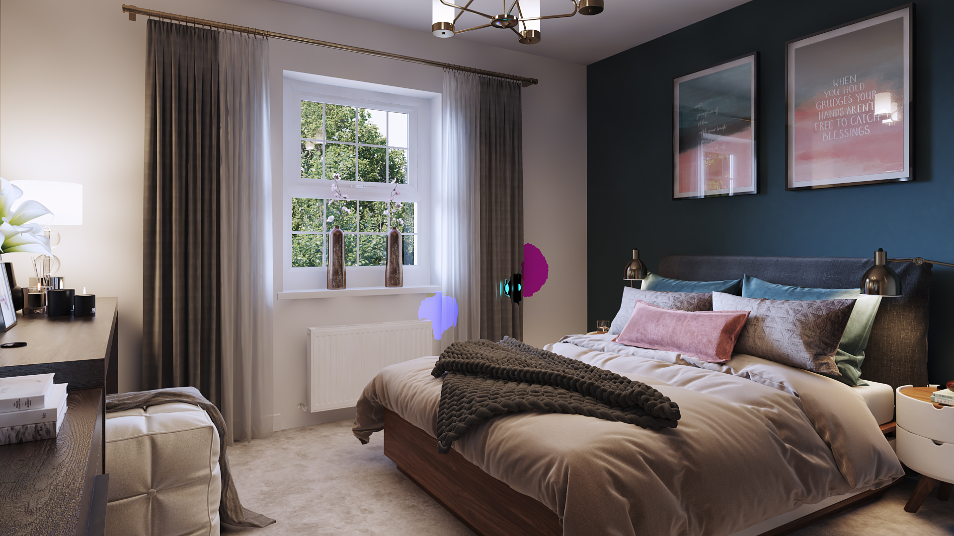 Bracebridge upstairs guest bedroom