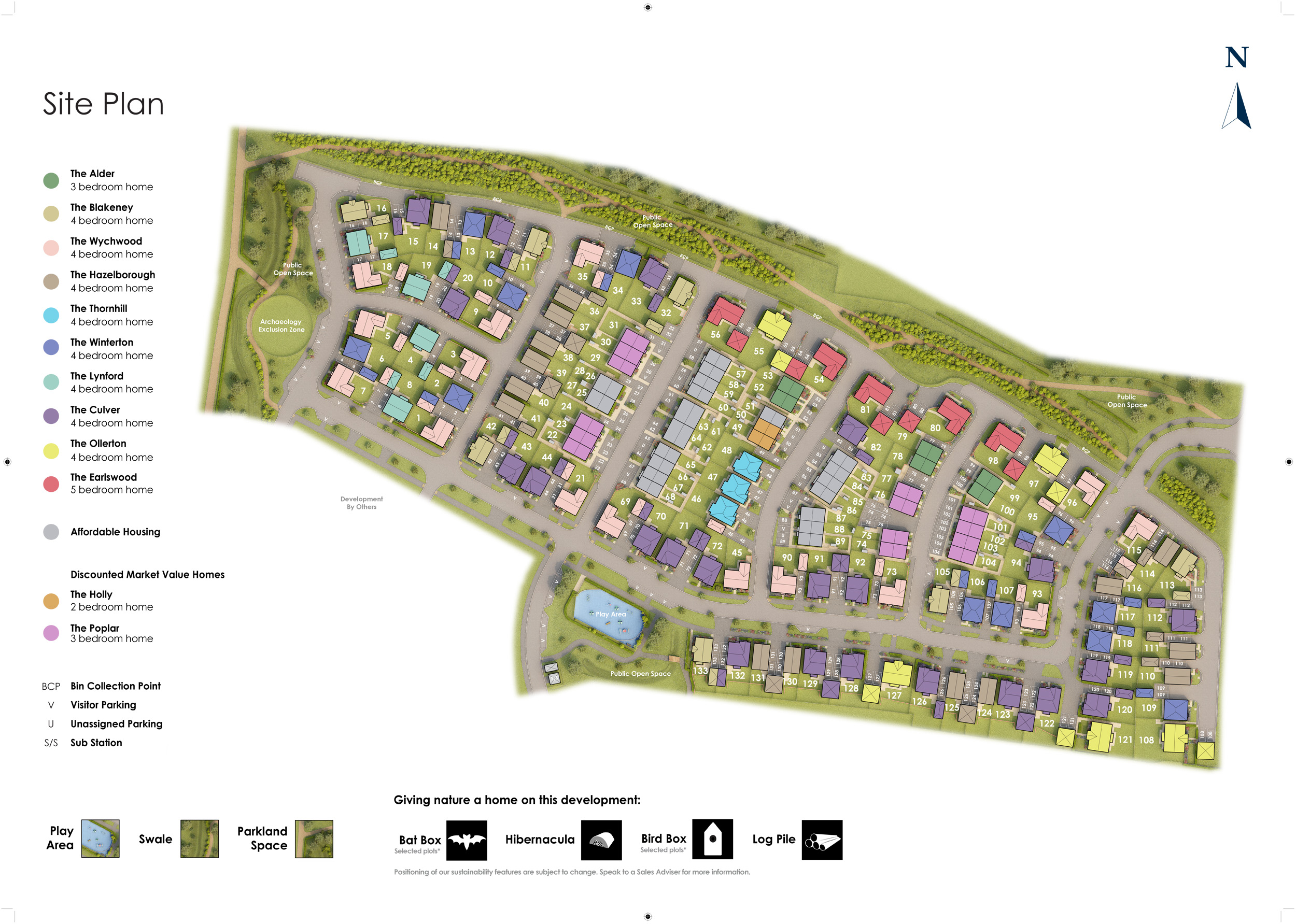 Roman Walk site plan