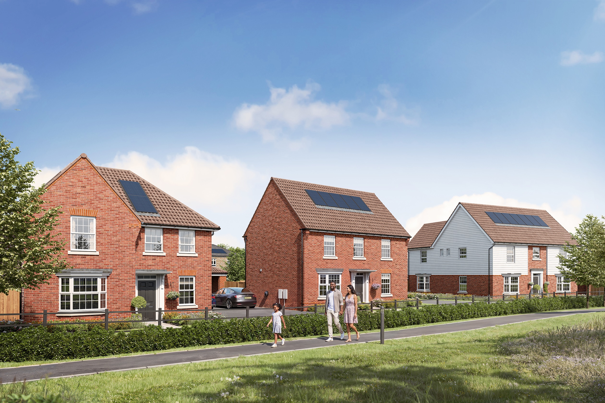 Saxon Fields street scene
