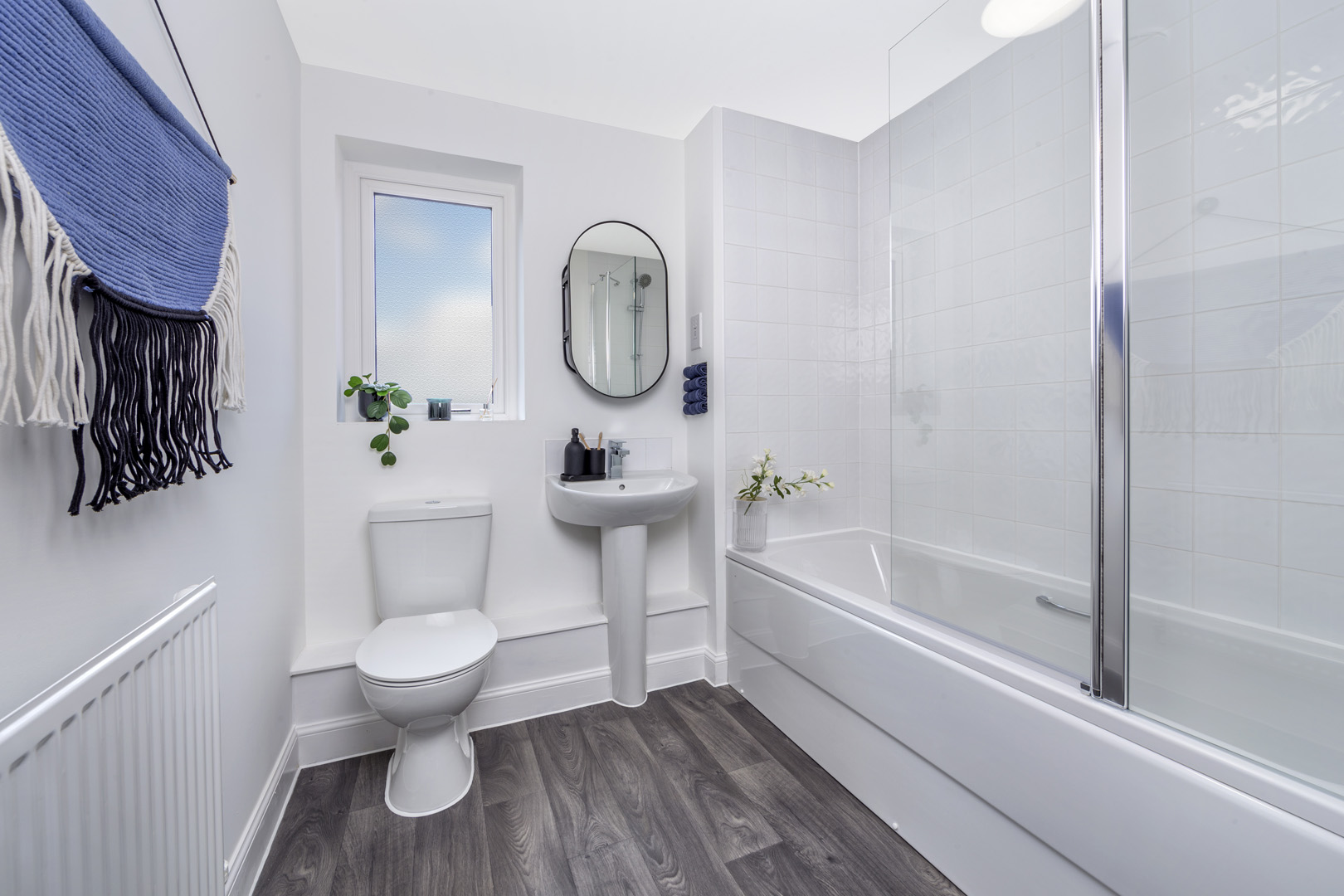 Tewksbury apartment bathroom IKEA Dressed