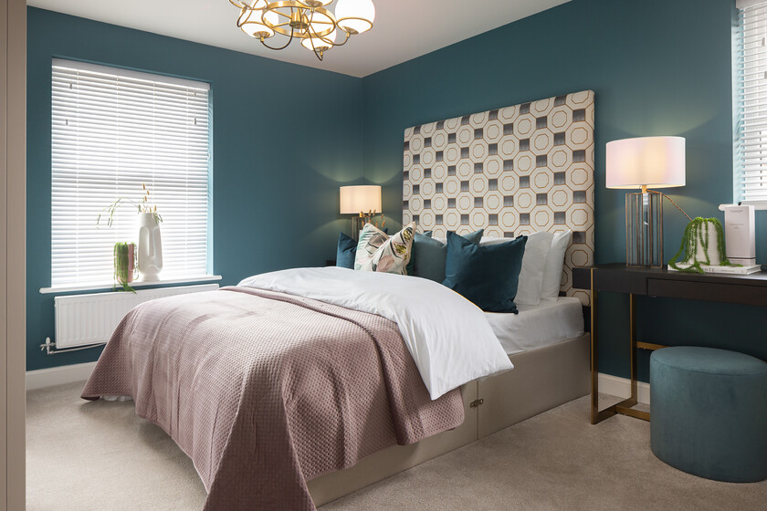 DWH Clipstone Park The Earlswood show home bedroom