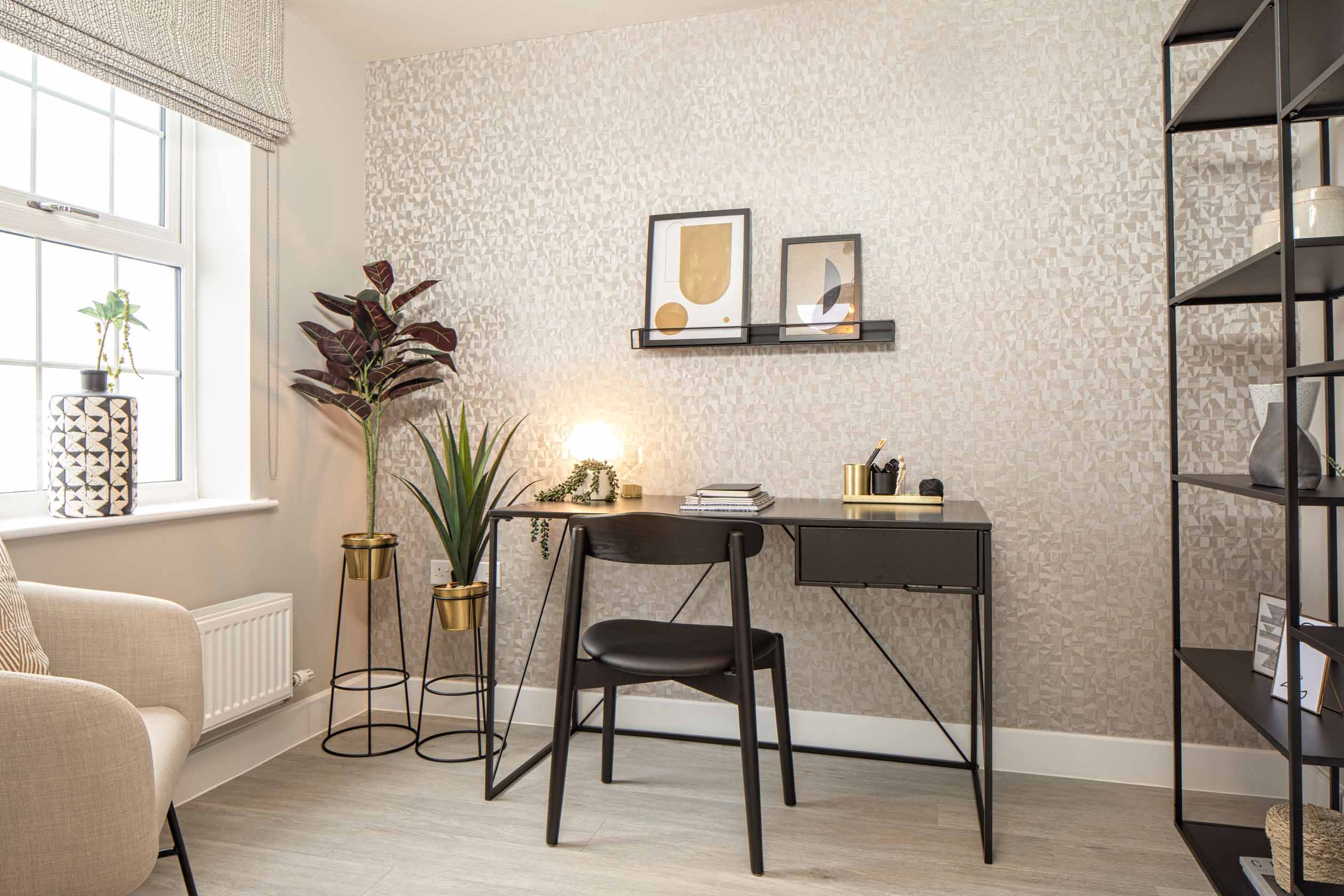 David Wilson homes, Clipstone Park, Holden show home internal study