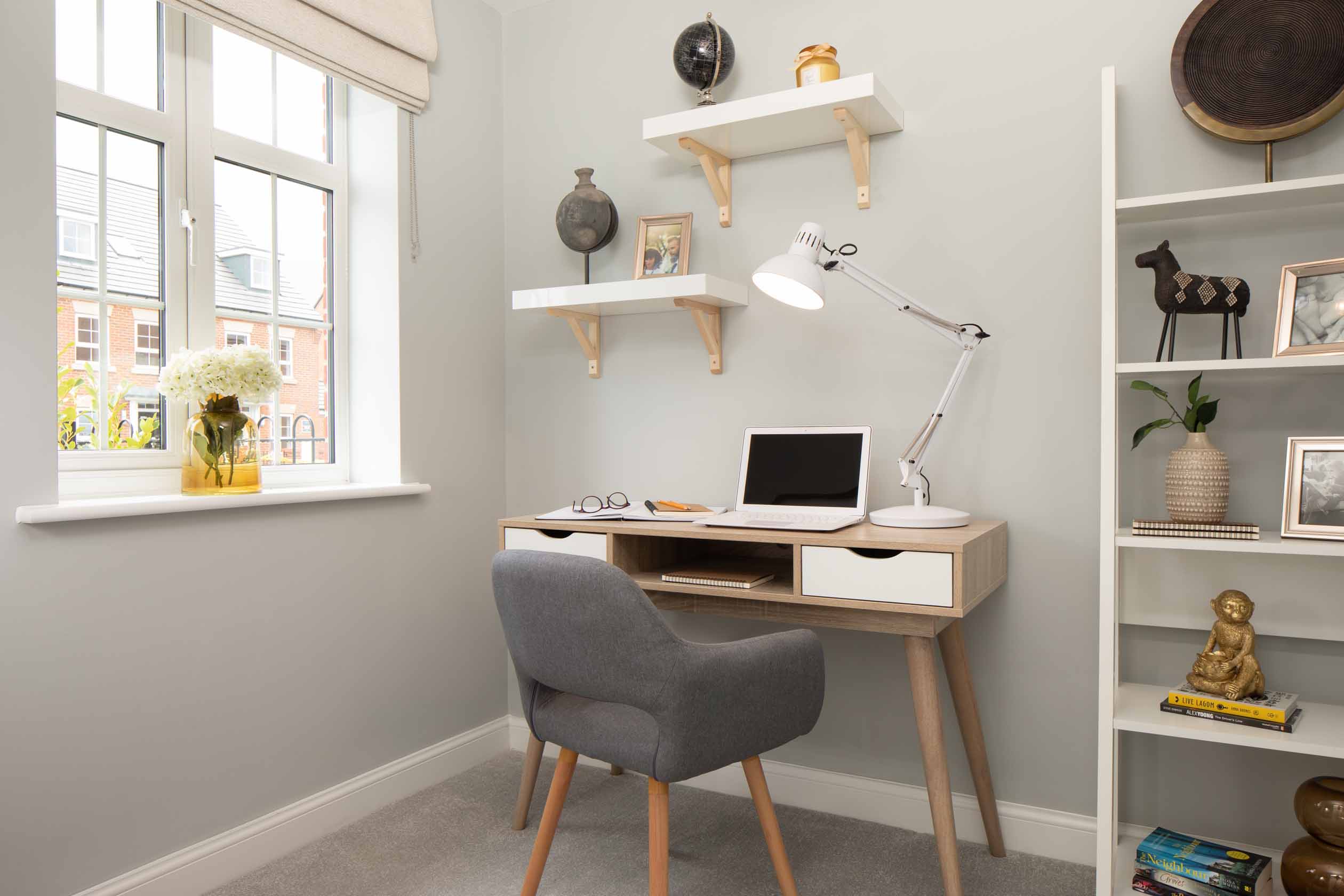 Greenwood internal show home study, DWH, orchard green, kingsbrook