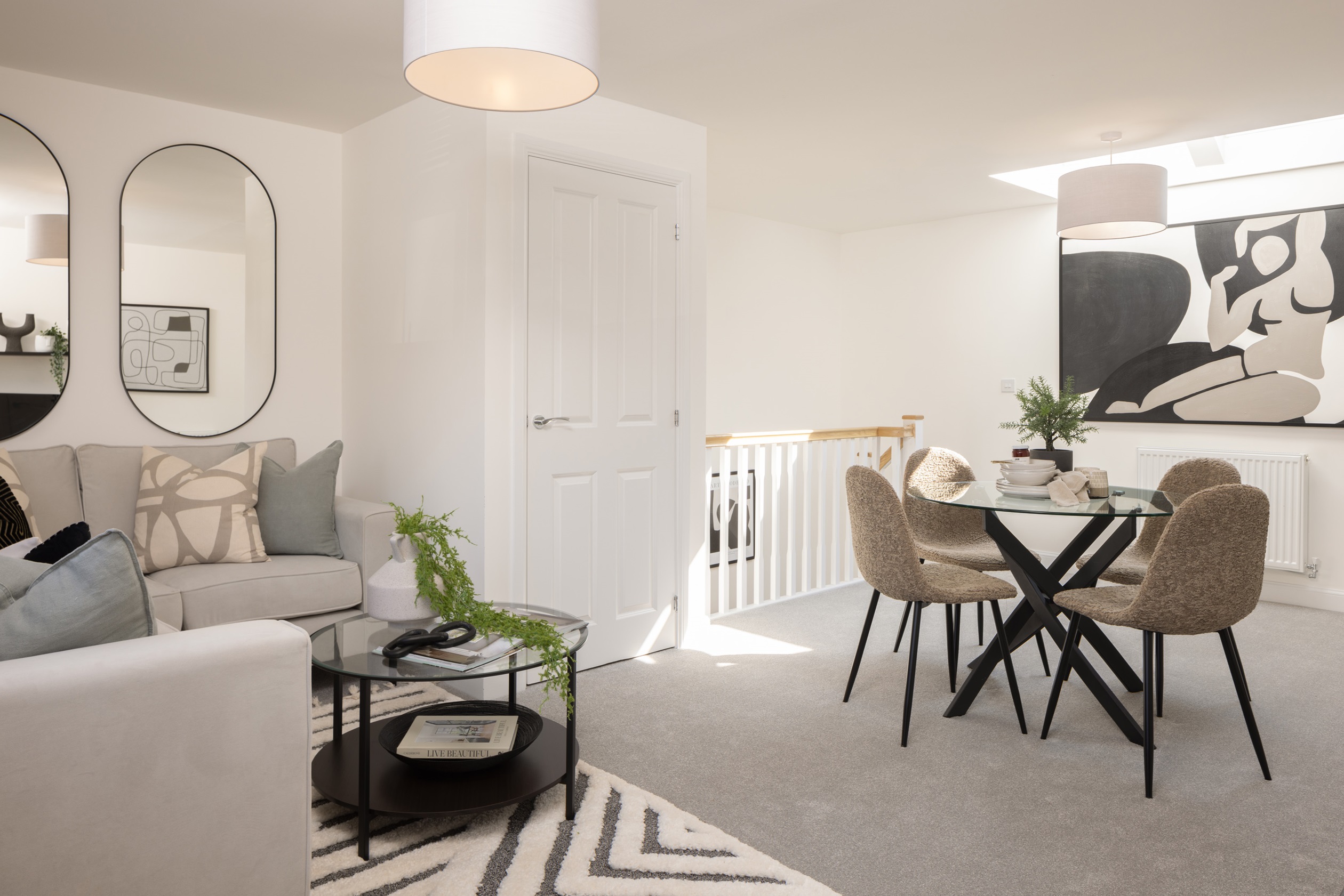 Lounge and dining area in a 2 bed Wincham