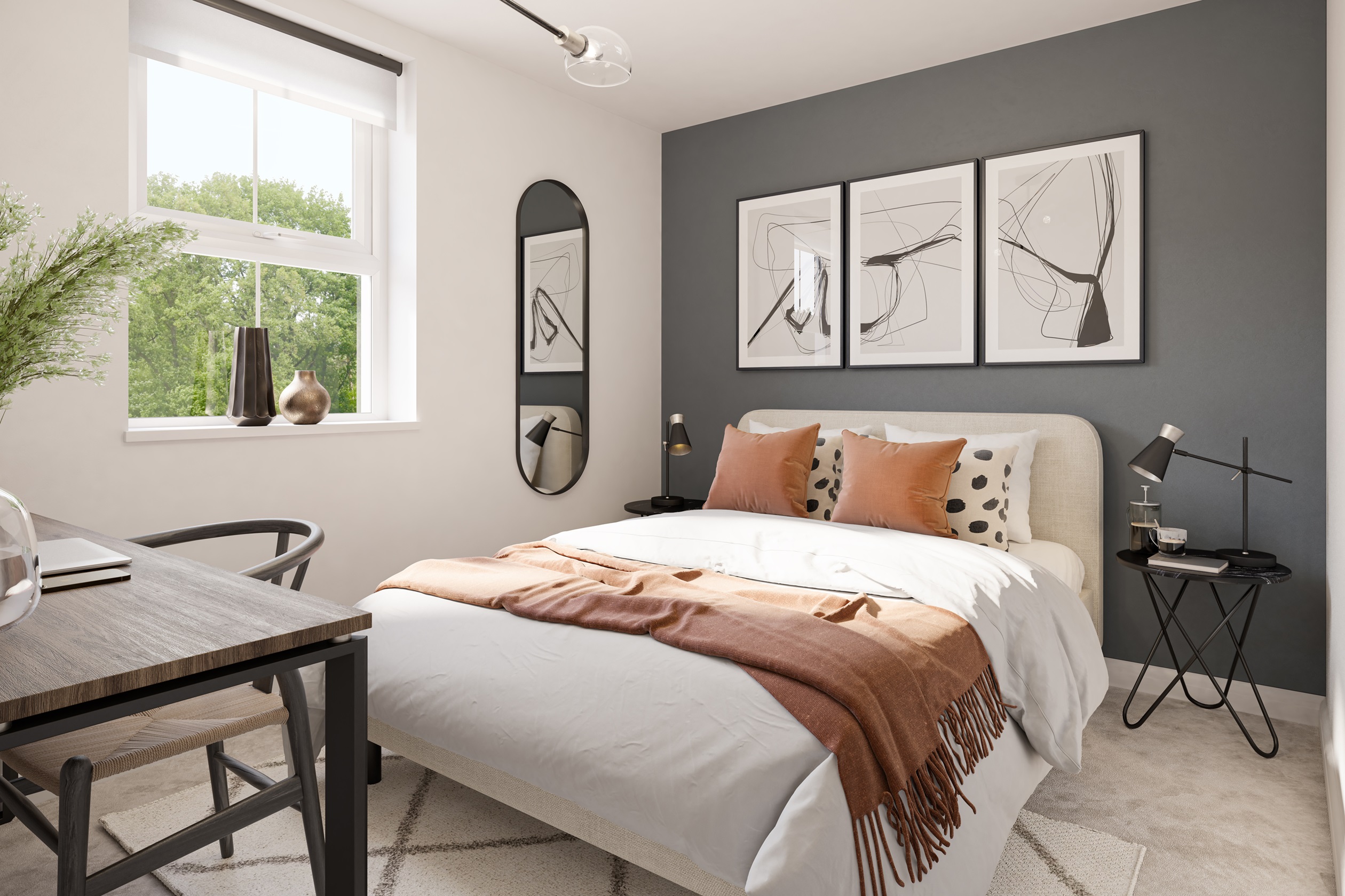 Main bedroom in maisonette