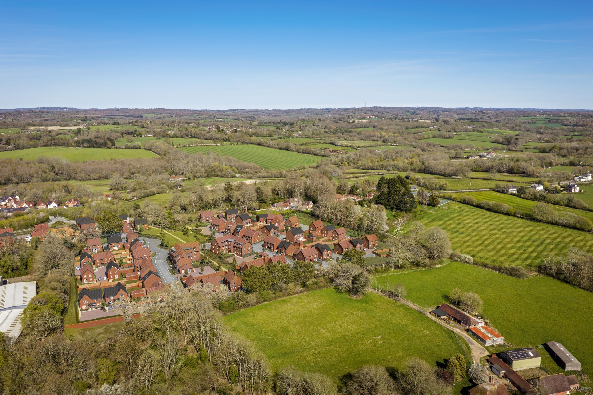 Beauchamp Gate Ariel View