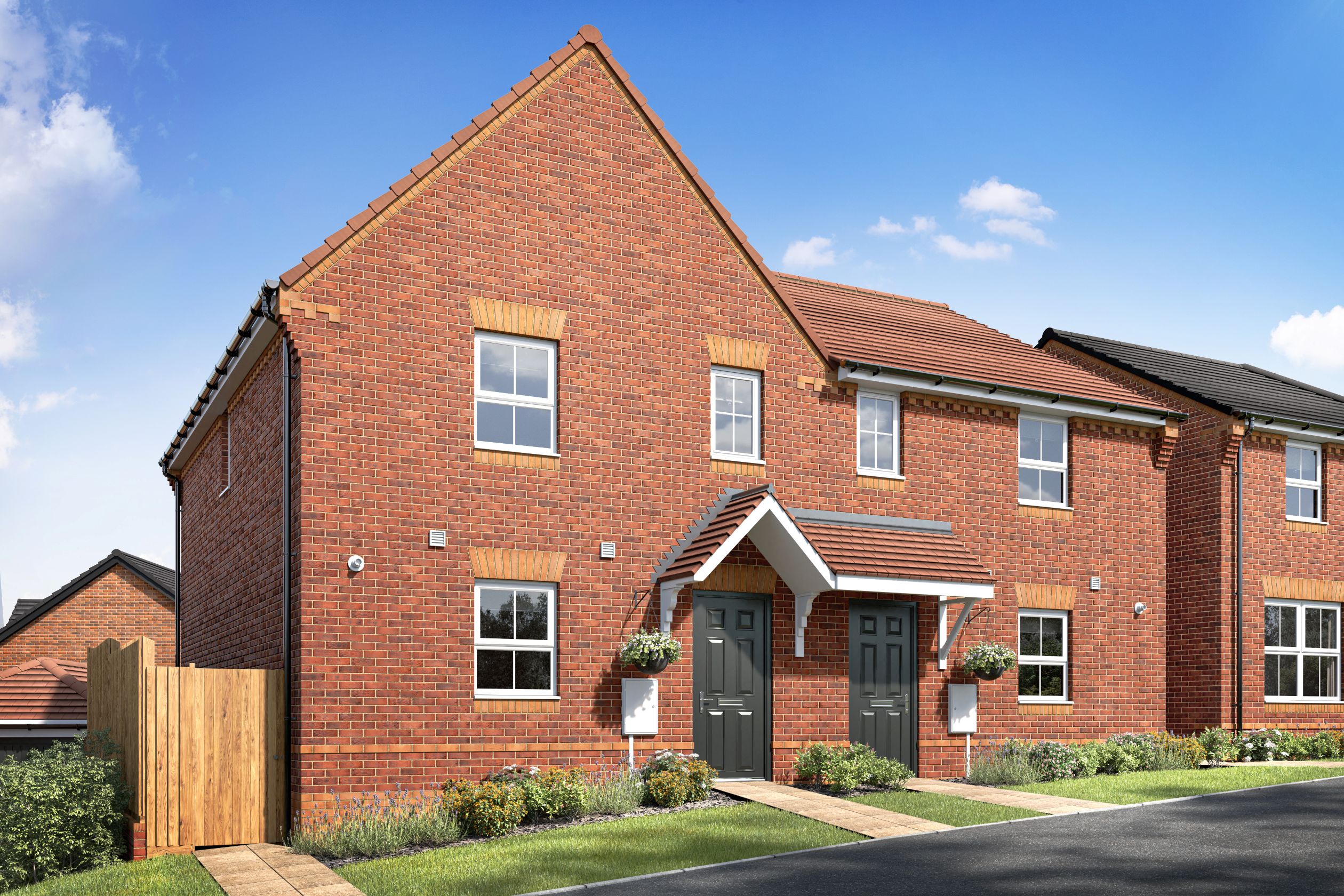 External CGI of the Alder at Beauchamp Gate - Plot 36-37