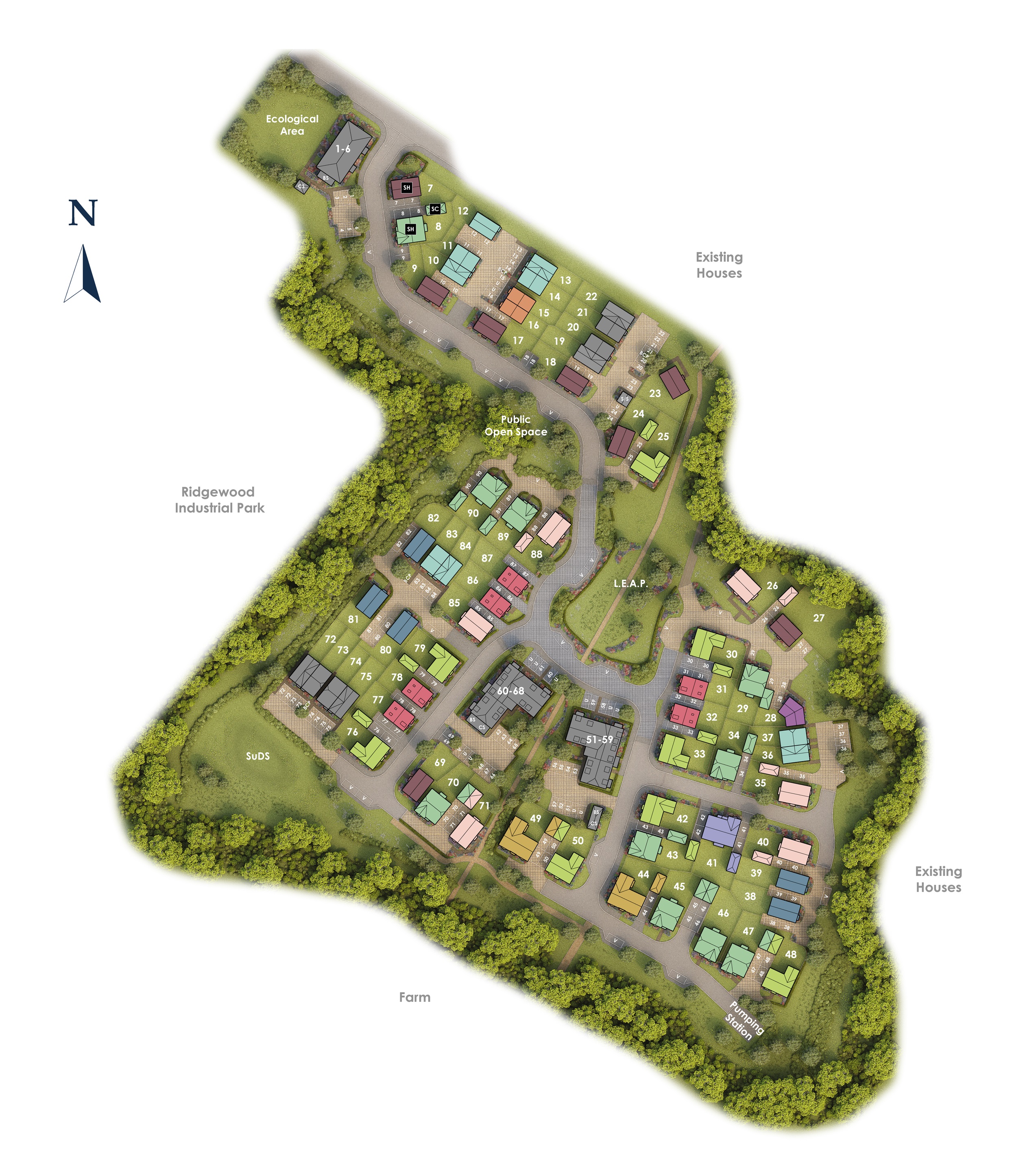 Beauchamp Gate site plan
