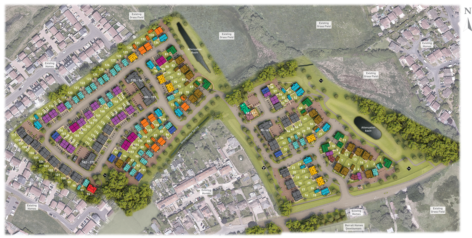 Brookwood Meadows site plan