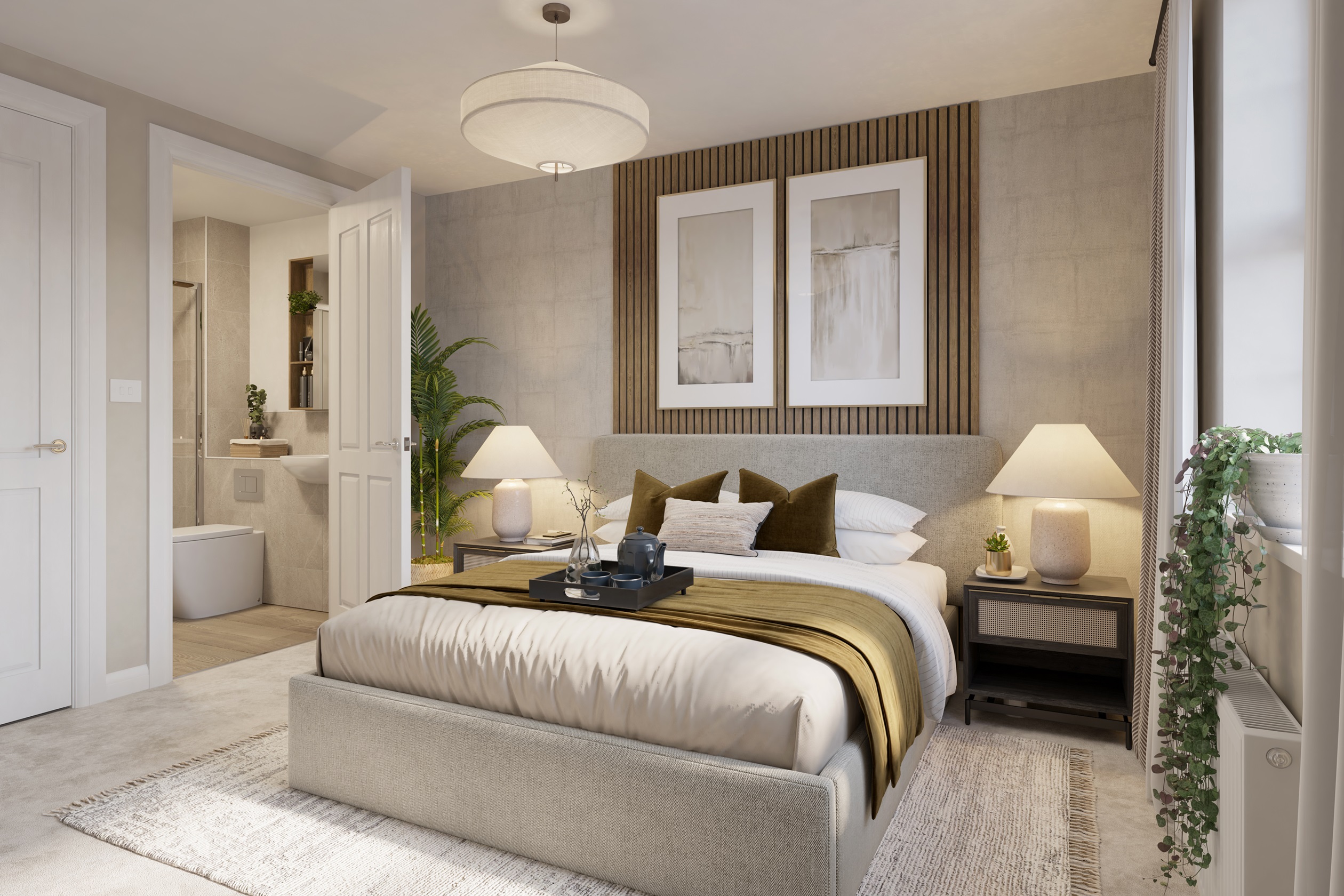 Main bedroom in the 2 bedroom Harlington