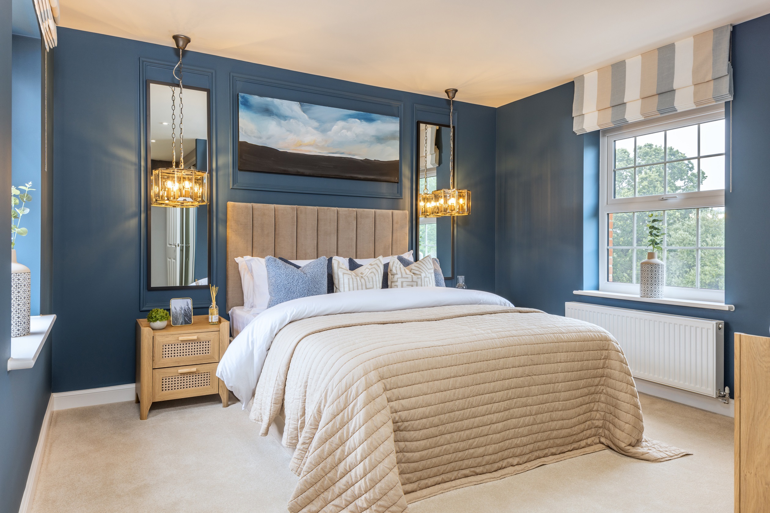 Main bedroom in the 4 bedroom Wychwood