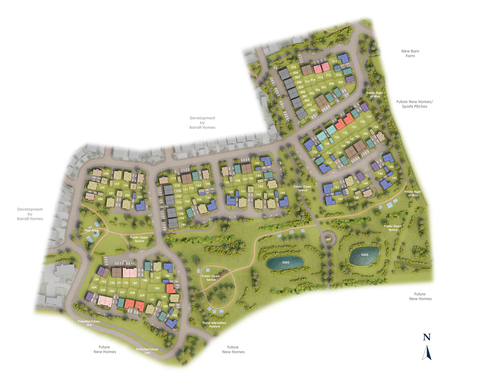 Cuckoo Fields DWH site plan