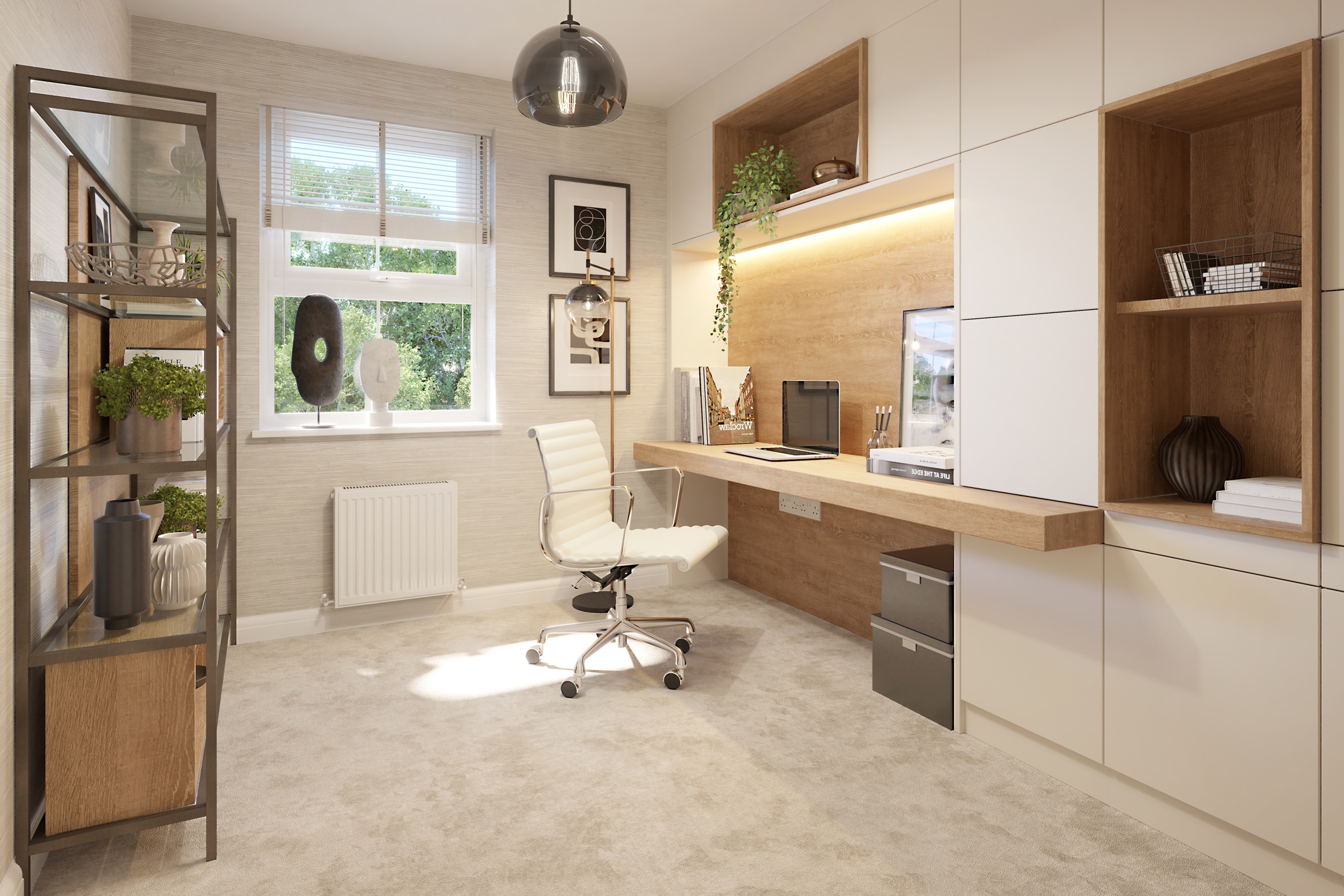 Home office in a Portmore