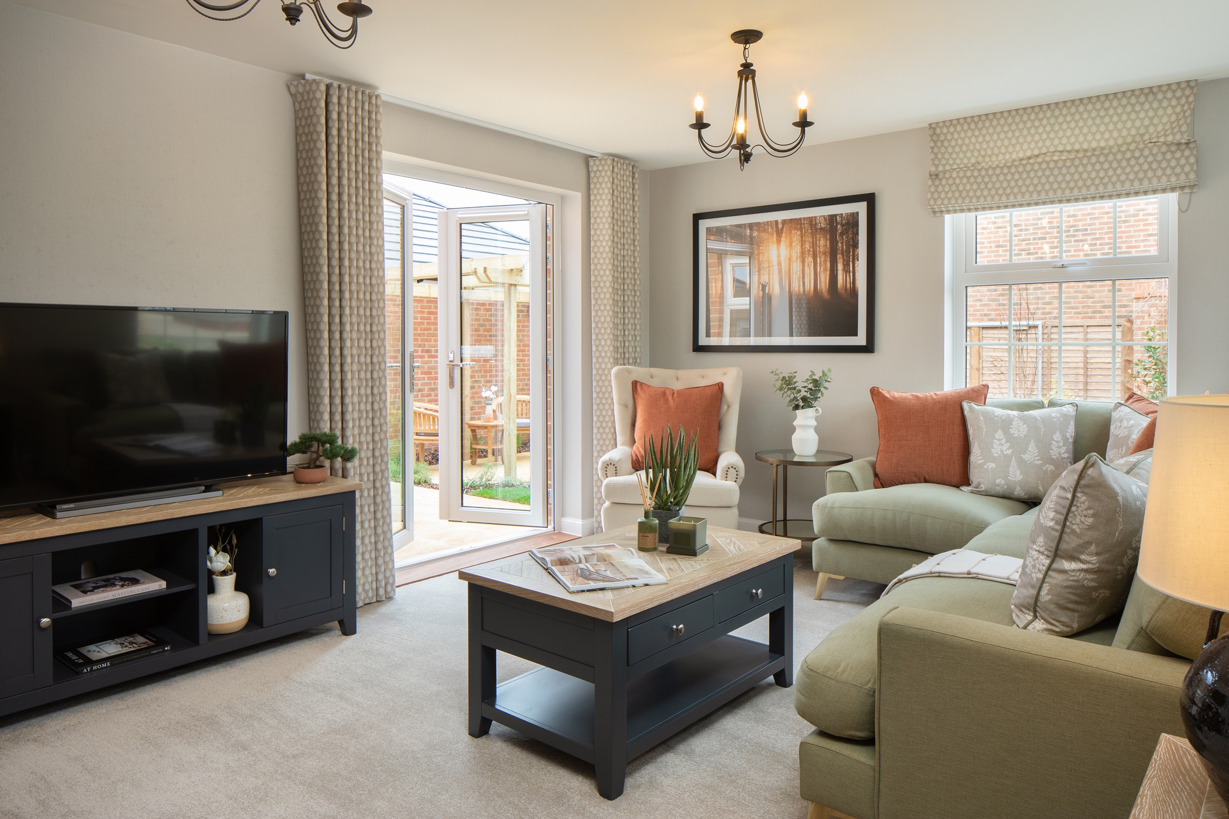 Living room in 4 bedroom Wychwood