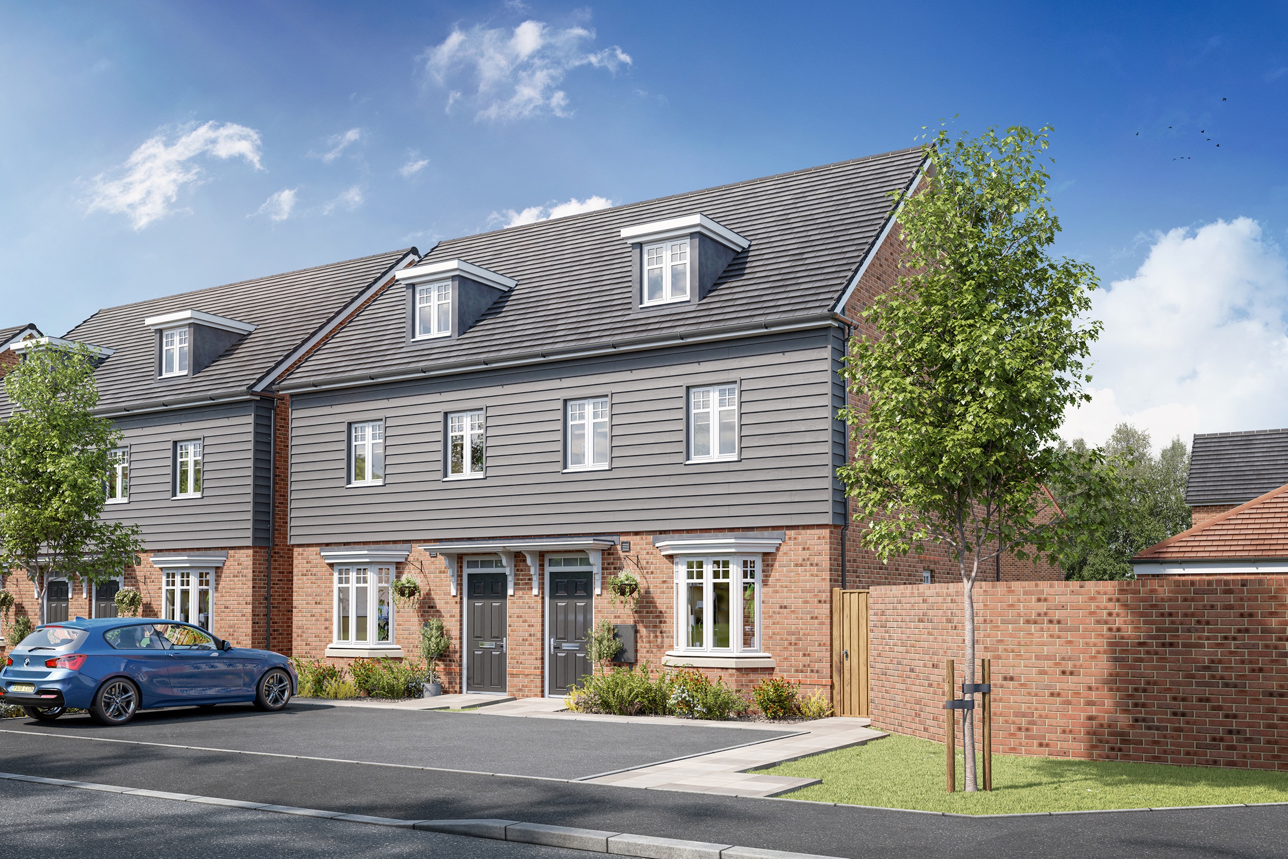 Outside of the 3 bedroom Frampton