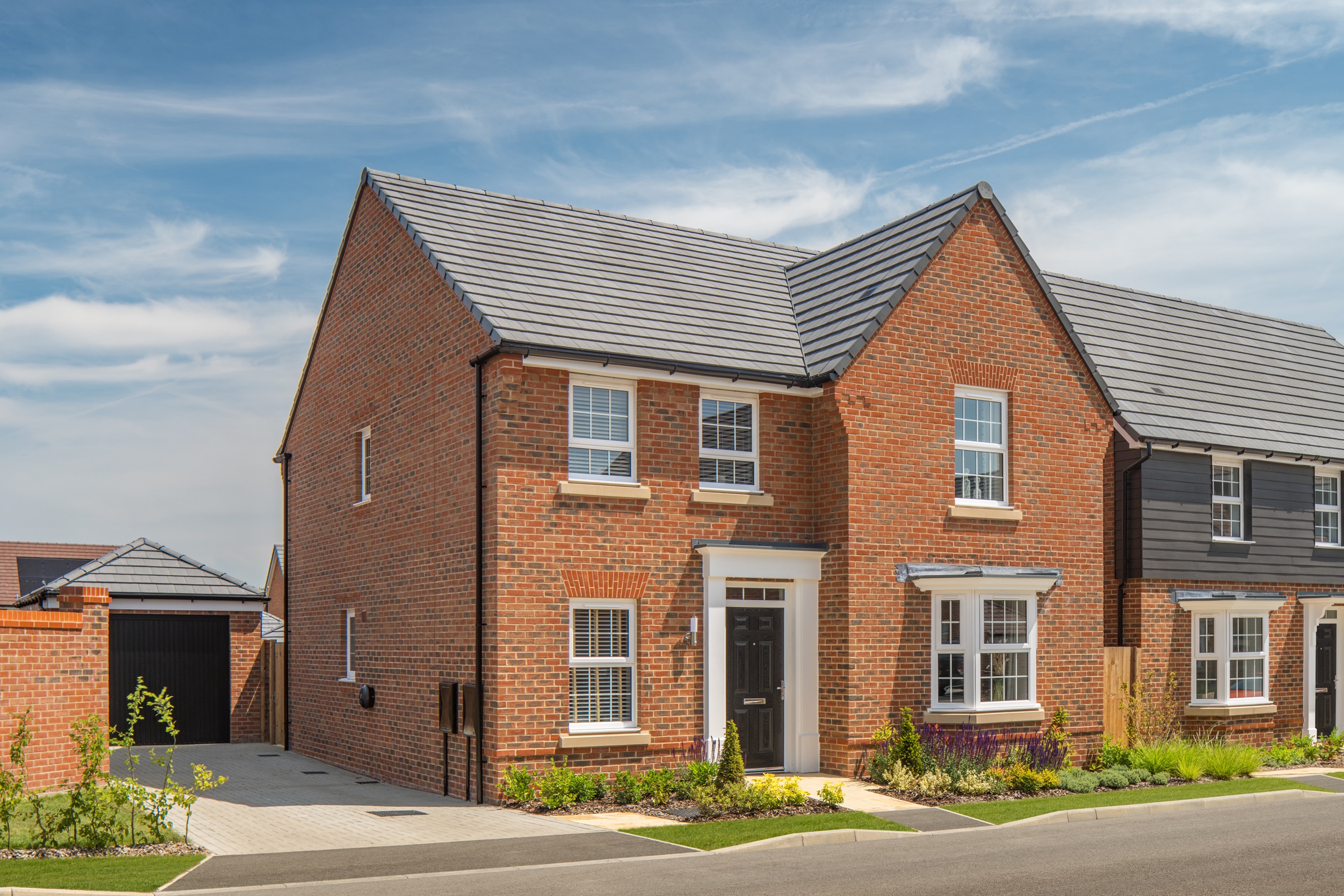 Outside the 4 bedroom Culver at Finchwood Park 137 June 25