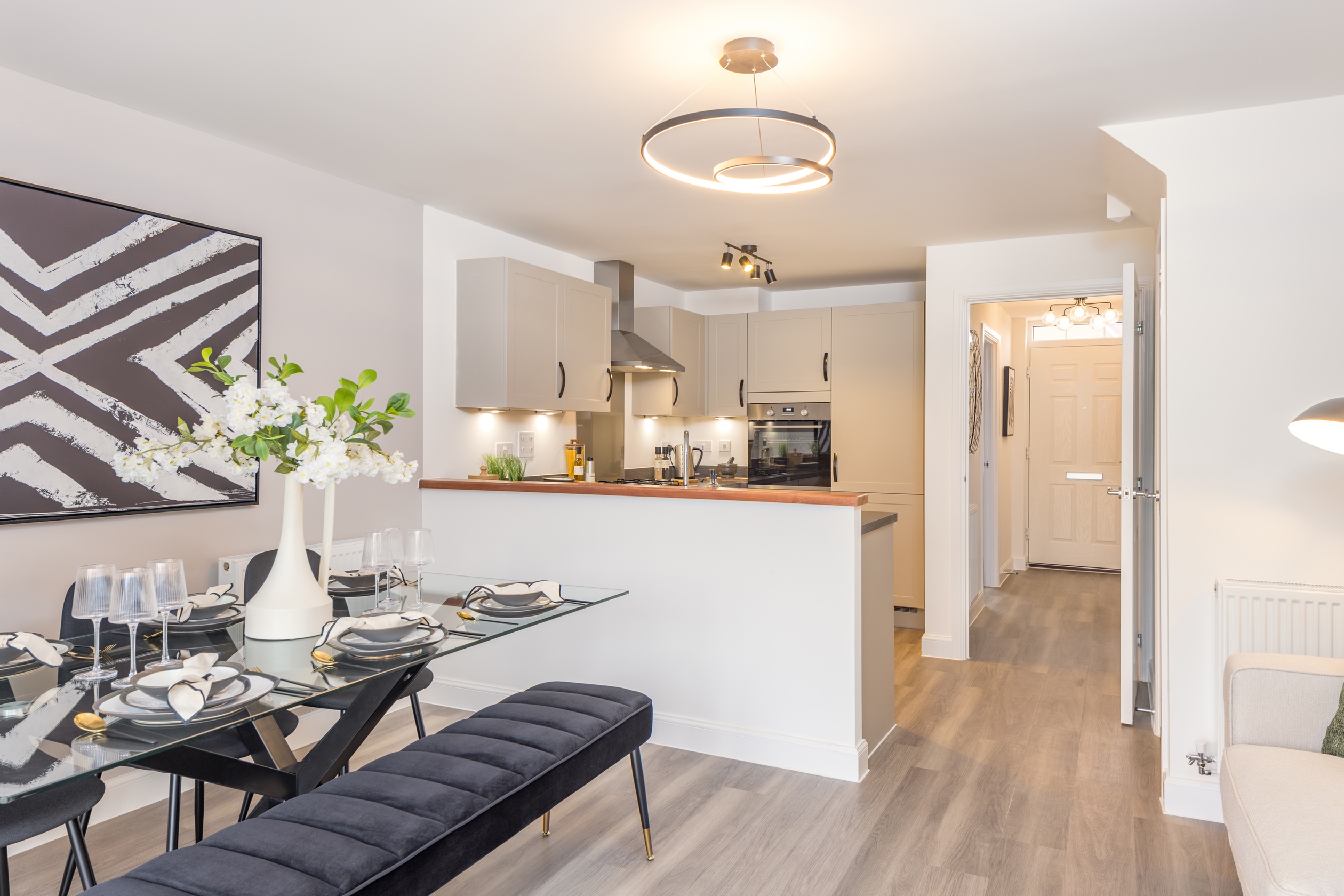 Kitchen diner in the 3 bedroom Greenwood