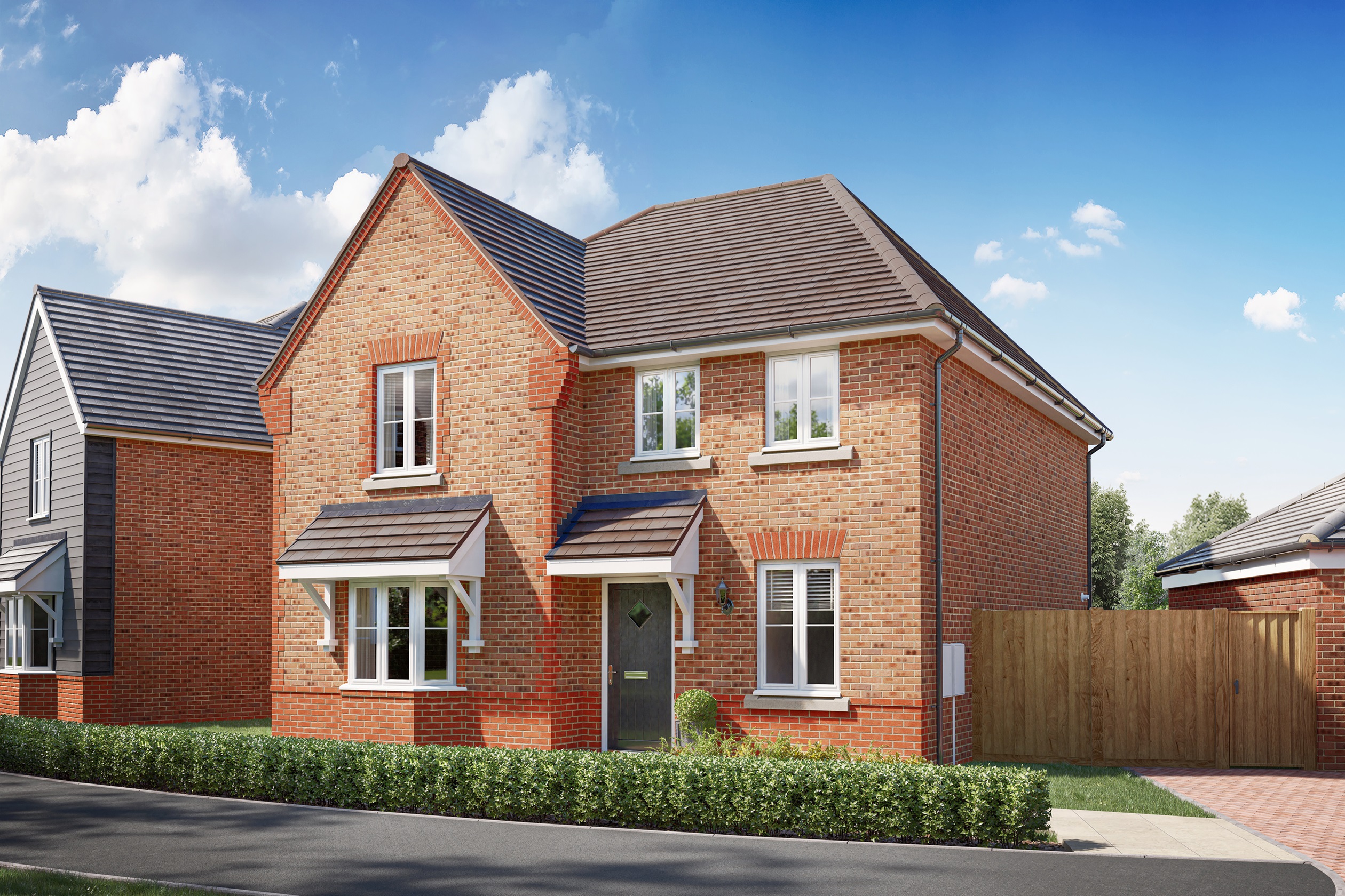 Outside view of the 4 bedroom Holden Plot 219