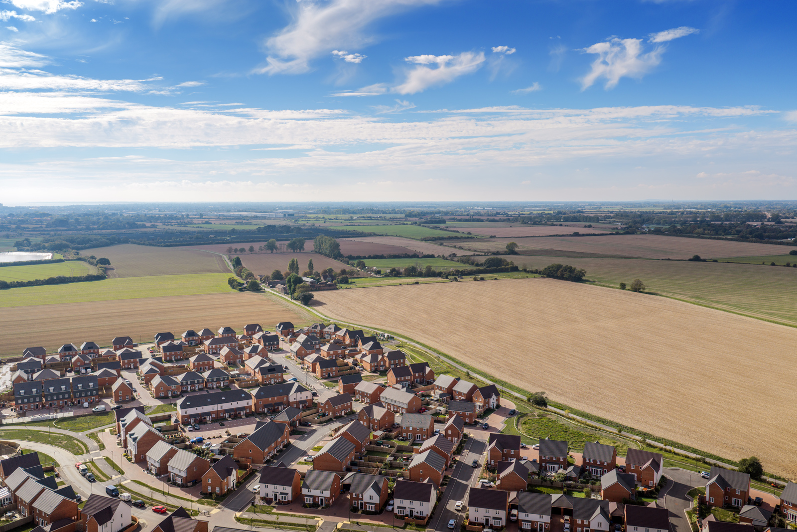 Arial view of Ryebank Gate DWH 2