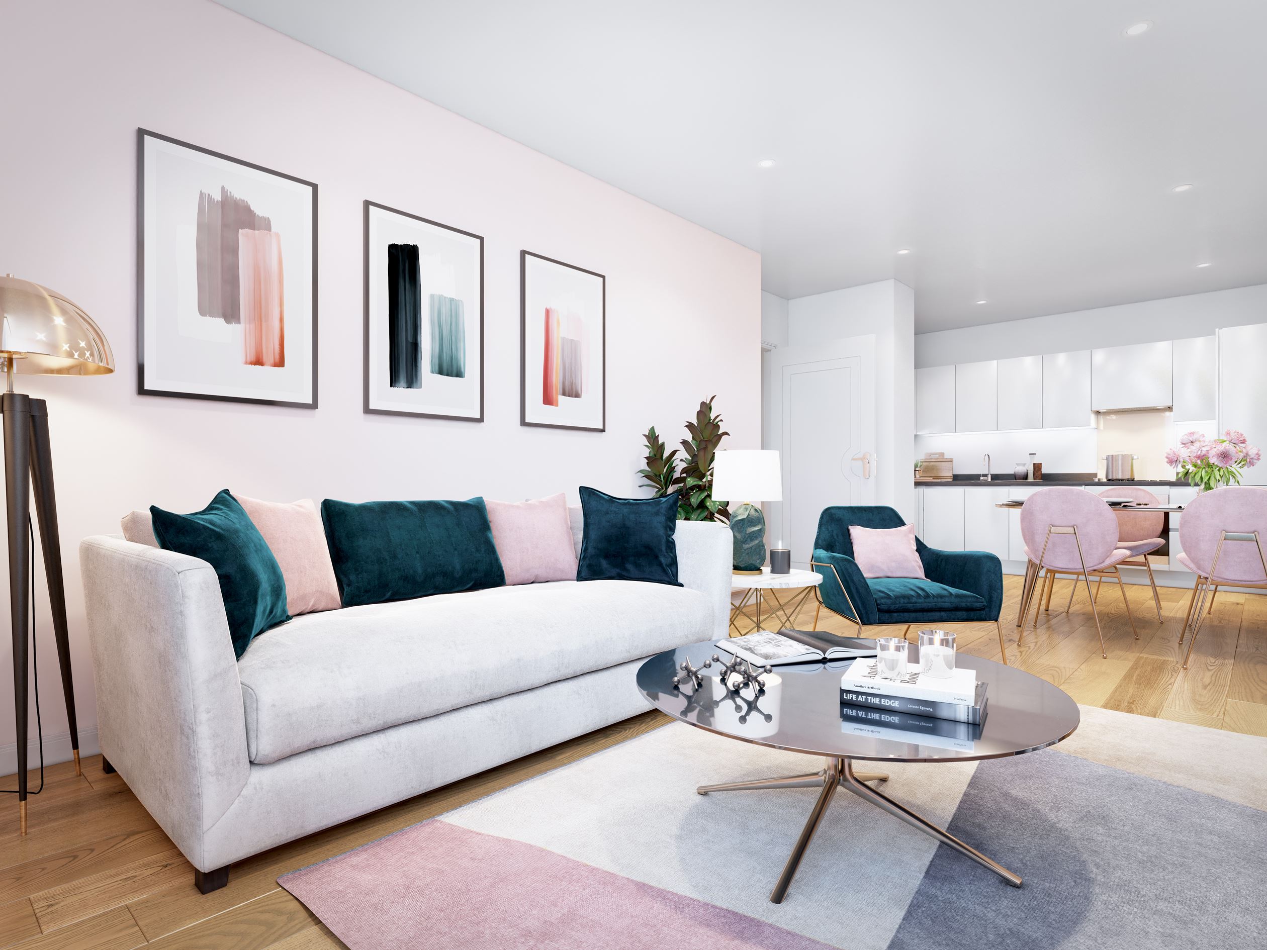 The White Building Plot 570 kitchen/diner