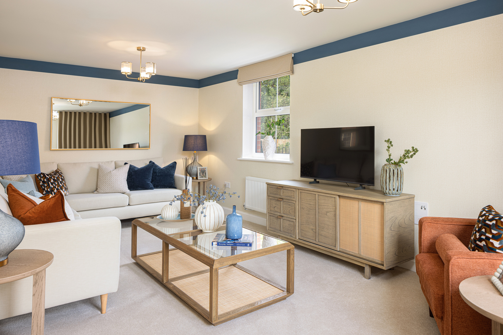 Living room 2 of the Foxglove at Beauchamp Gate