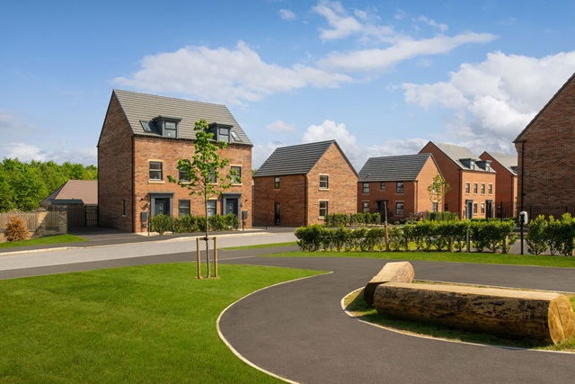 Street scene at Bluebell Meadows 